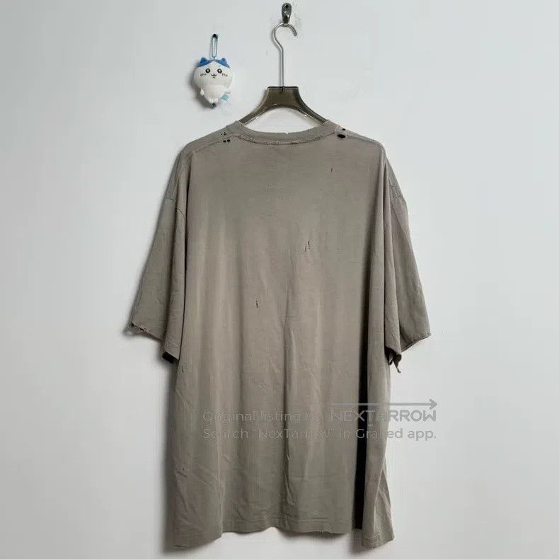 Balenciaga Balenciaga Mosaic Destroyed Letter Logo Short Sleeve Size US XXL / EU 58 / 5 - 3 Thumbnail