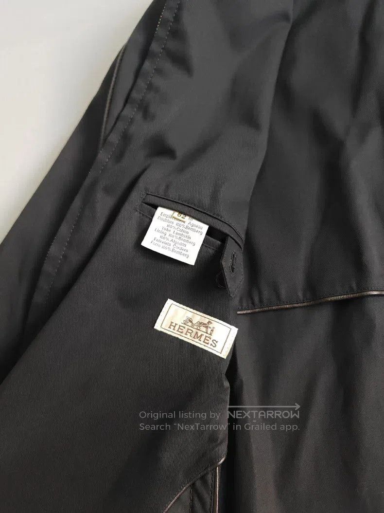 Hermes Hermes Jacket, black, lamb leather paneling, classic admin Size US L / EU 52-54 / 3 - 4 Thumbnail