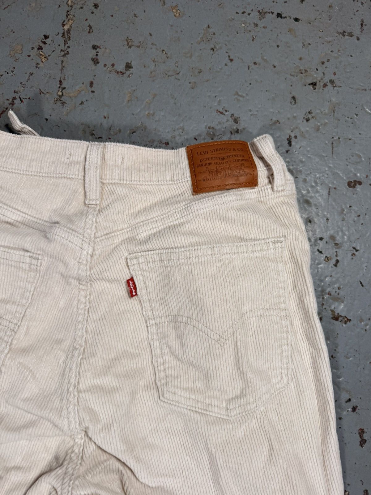 Levi's Vintage Off White Levis Corduroy Pants Size US 30 / EU 46 - 5 Thumbnail
