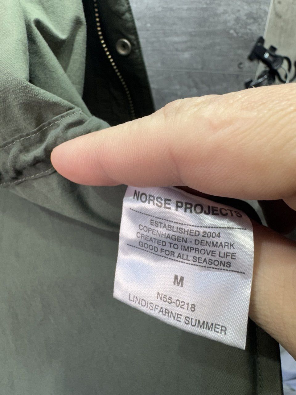 Norse Projects Norse Projects Lindisfarne Summer Jacket Size M Size US M / EU 48-50 / 2 - 12 Thumbnail