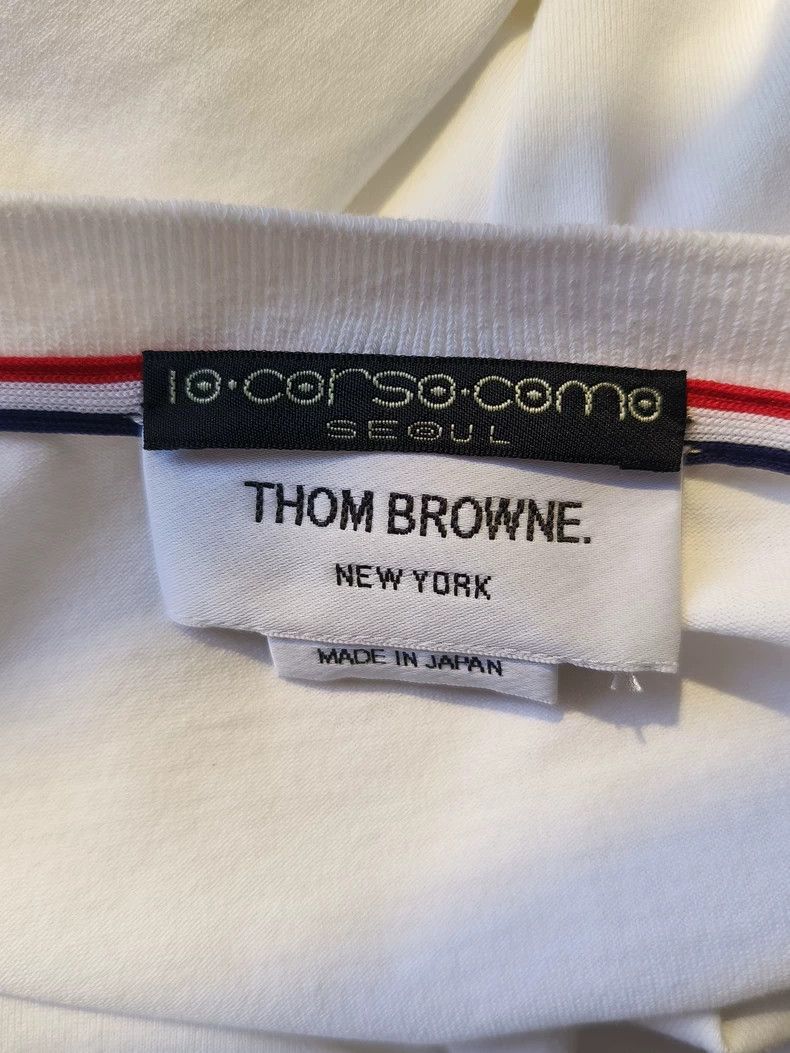 Thom Browne Thom Browne Round collar short sleeves Size US L / EU 52-54 / 3 - 3 Thumbnail