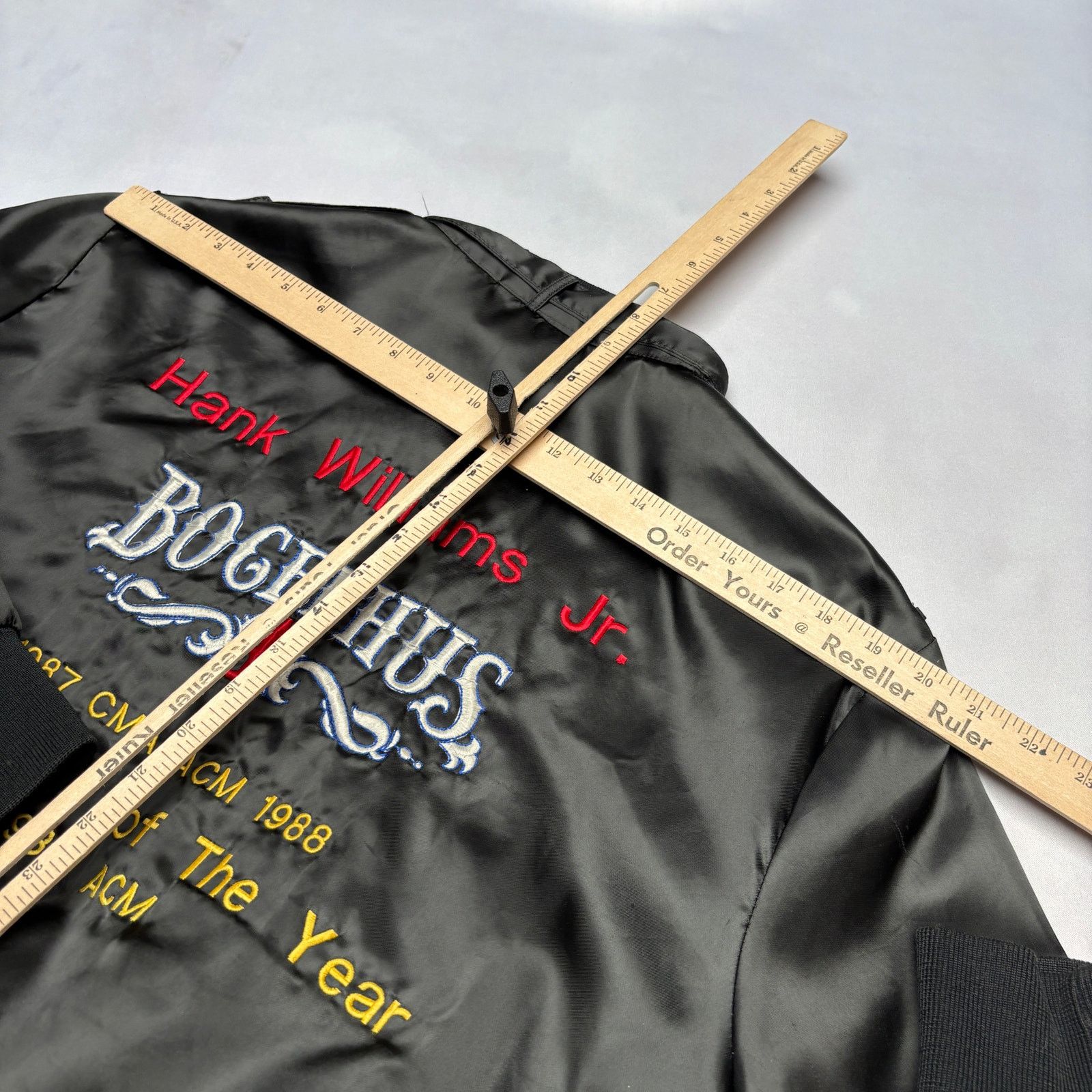 Vintage VTG 1989 Hank Williams Jr Entertainer of the Year Jacket XL Size US XL / EU 56 / 4 - 10 Thumbnail