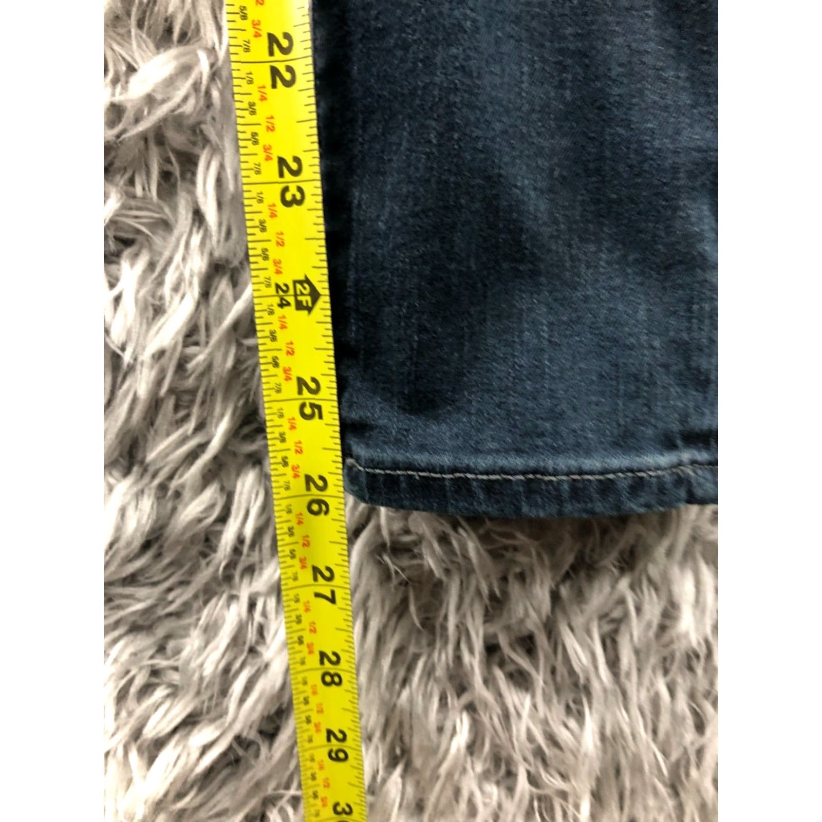 J.Crew J.CREW Toothpick Jeans Womens Size 26 Dark Wash Blue Denim 5-Pocket Skinny Size 26" / US 2 / IT 38 - 3 Thumbnail