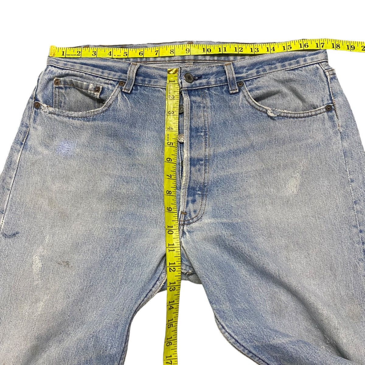 Levi's Vintage 80s Levis 501xx Distressed Jeans Size US 34 / EU 50 - 22 Thumbnail