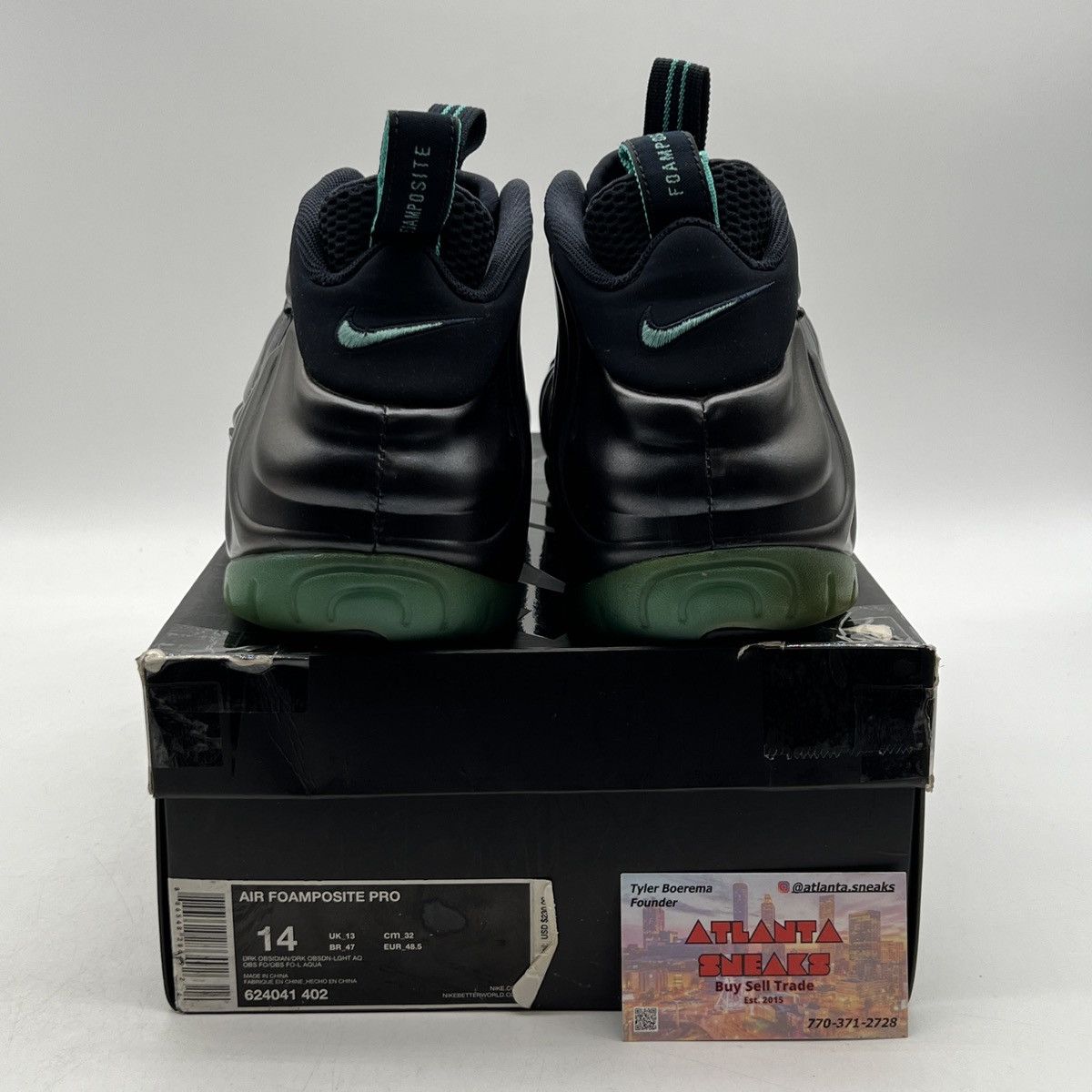 Nike Air Foamposite pro Aqua Size US 14 / EU 47 - 3 Thumbnail