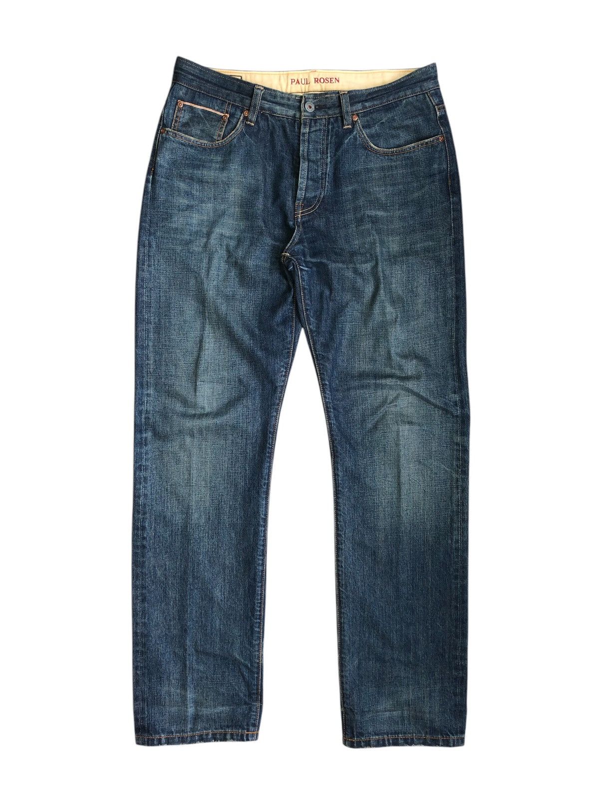 Japanese Brand × Vintage Paul Rosen selvedge dirt wash jeans Size US 34 / EU 50 - 1 Thumbnail