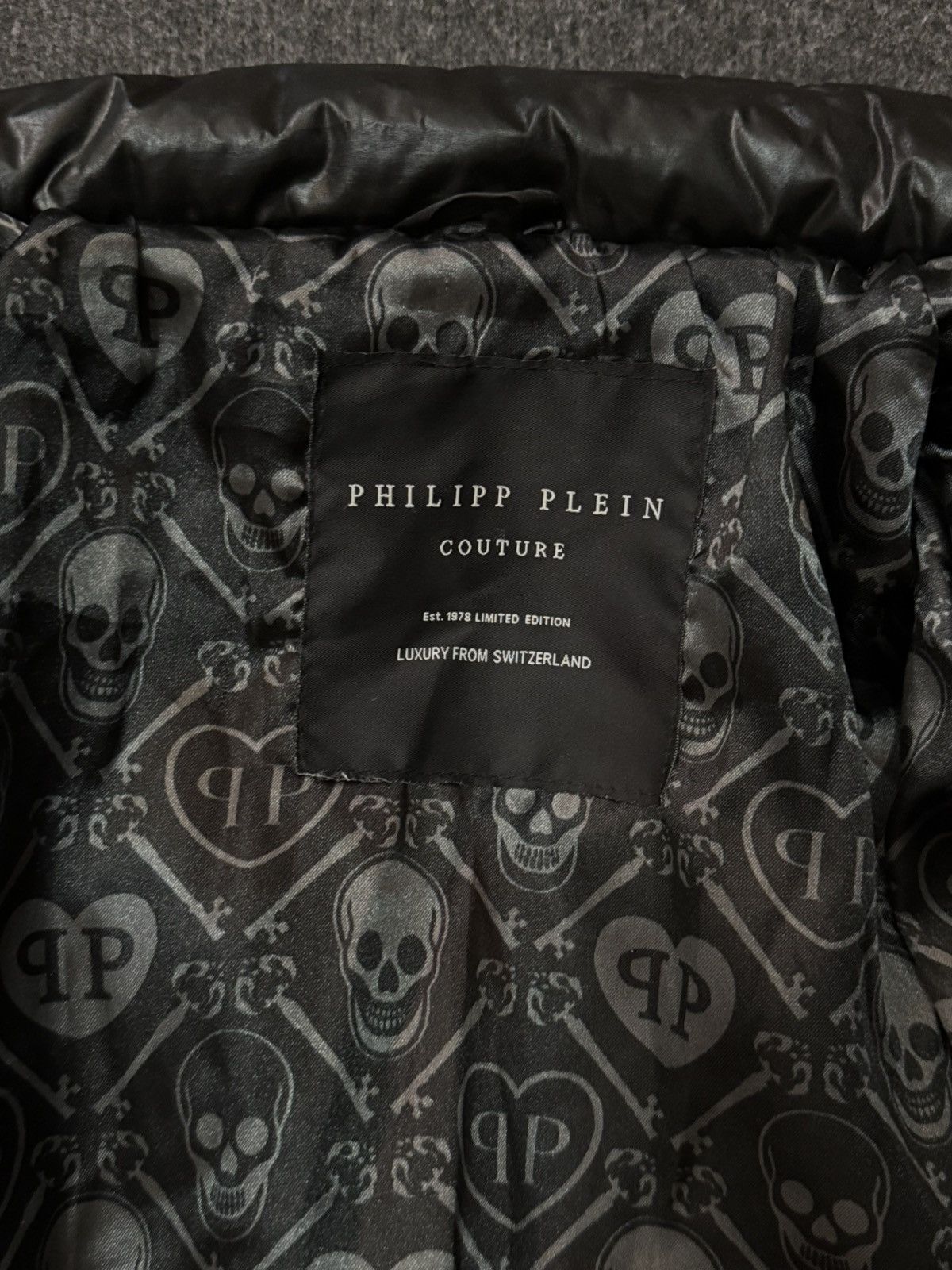 Philipp Plein Philipp Plein Puffer Jacket – Black Glossy Finish Size XL / US 12-14 / IT 48-50 - 7 Thumbnail