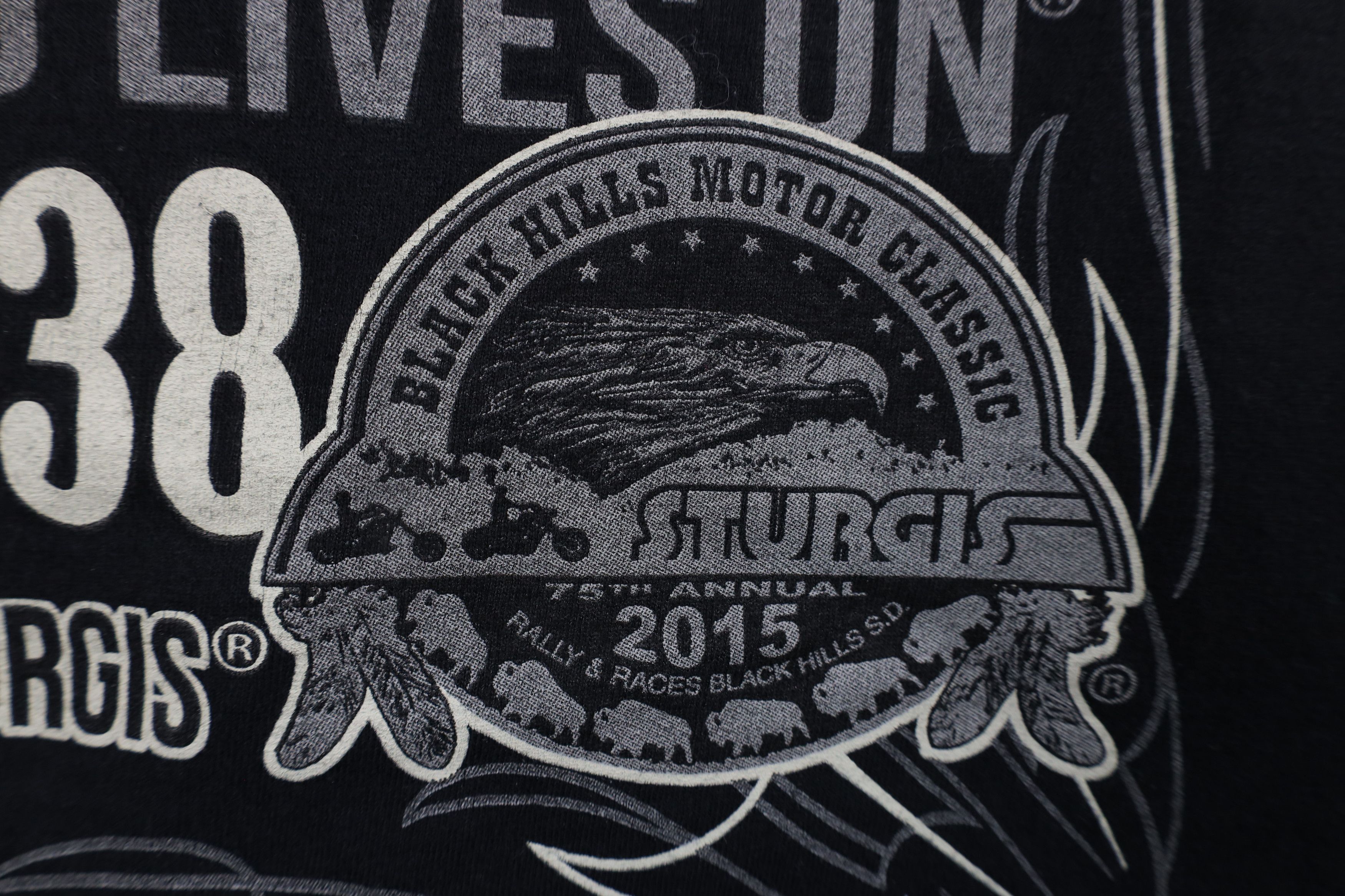 Vintage Vintage Y2K Streetwear Black Hills Rally T-Shirt Black Size US XXL / EU 58 / 5 - 10 Thumbnail
