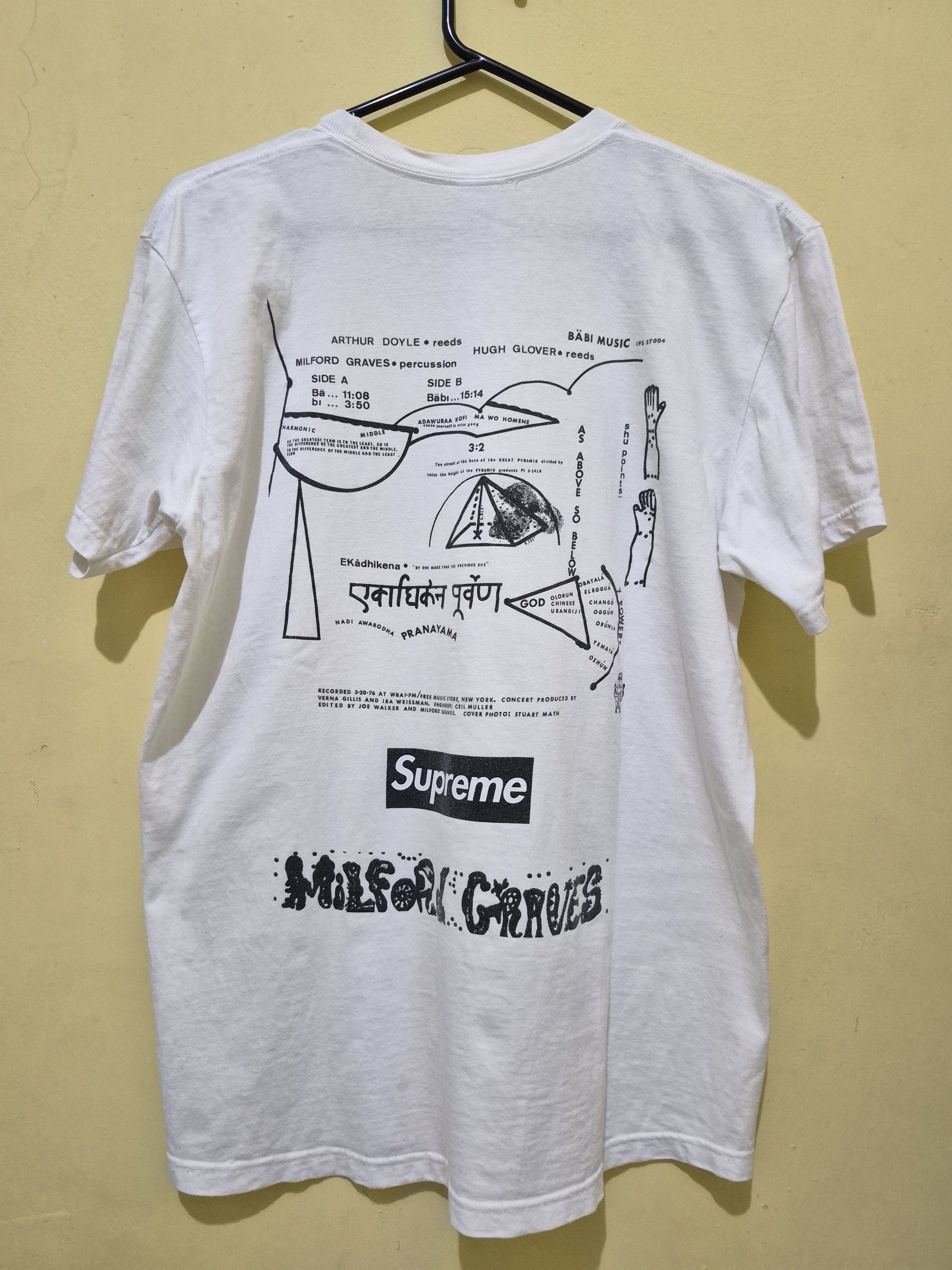 Supreme Supreme Milford Graves Tee Size US M / EU 48-50 / 2 - 7 Thumbnail