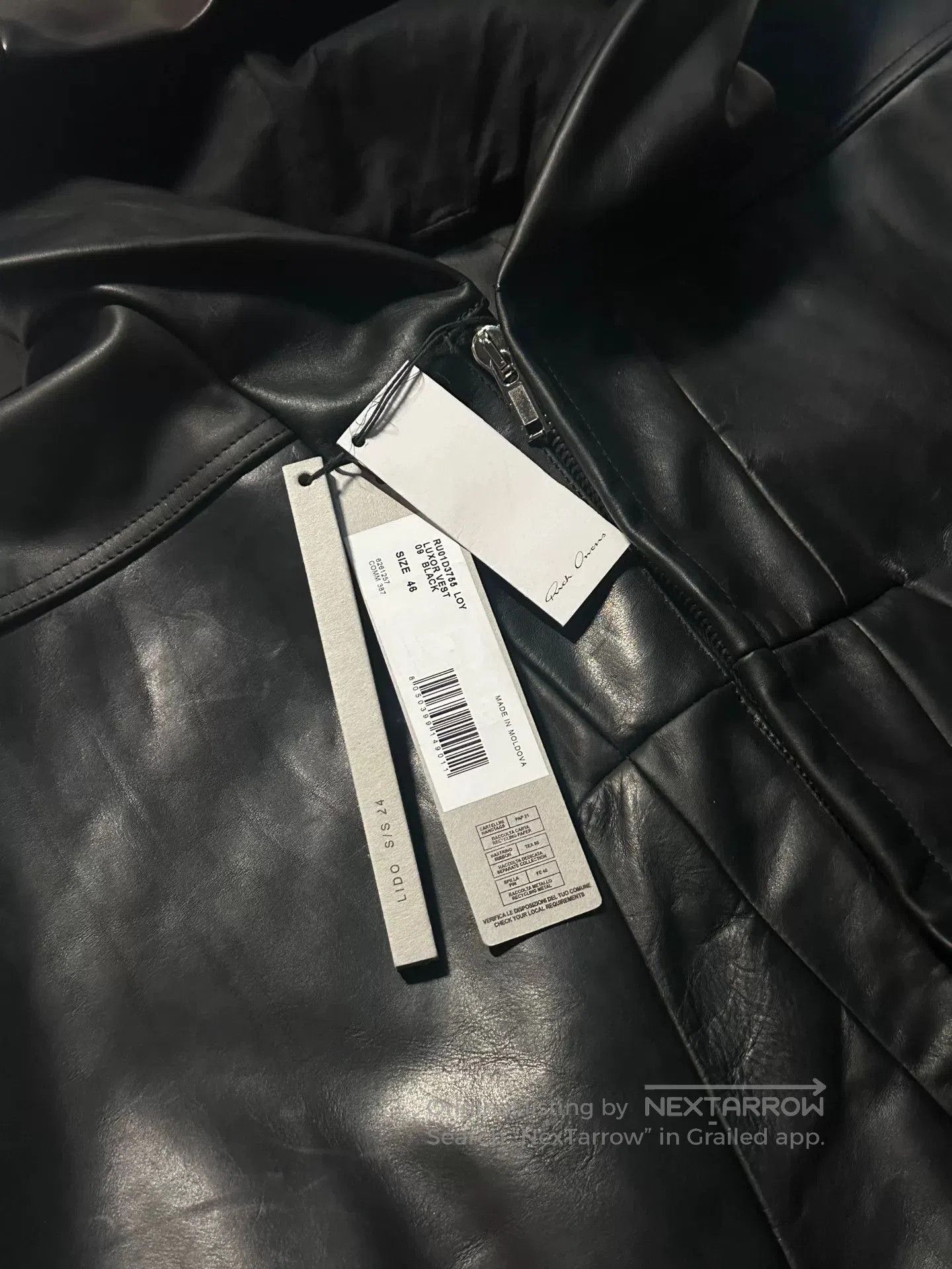 Rick Owens Black Rick Owens Leather Jacket. Size US S / EU 44-46 / 1 - 2 Thumbnail