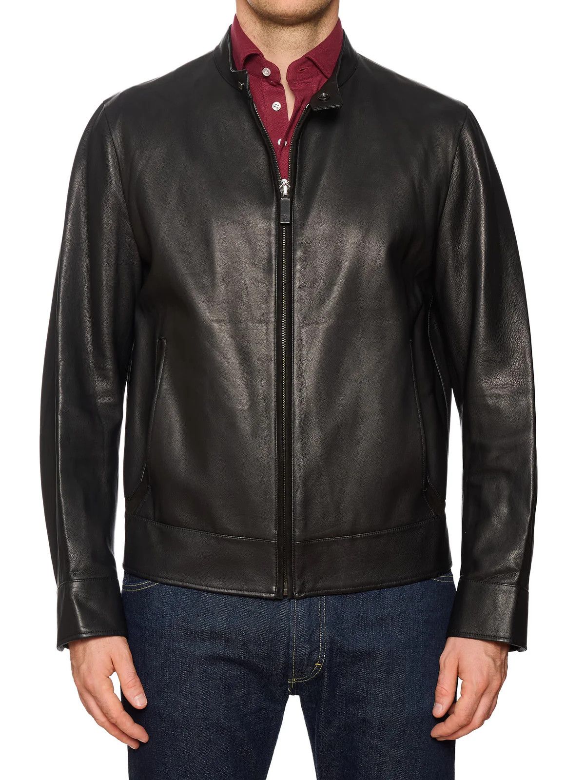 Berluti BERLUTI Paris Black Napa leather Calfskin Leather Jacket Size US M / EU 48-50 / 2 - 2 Thumbnail