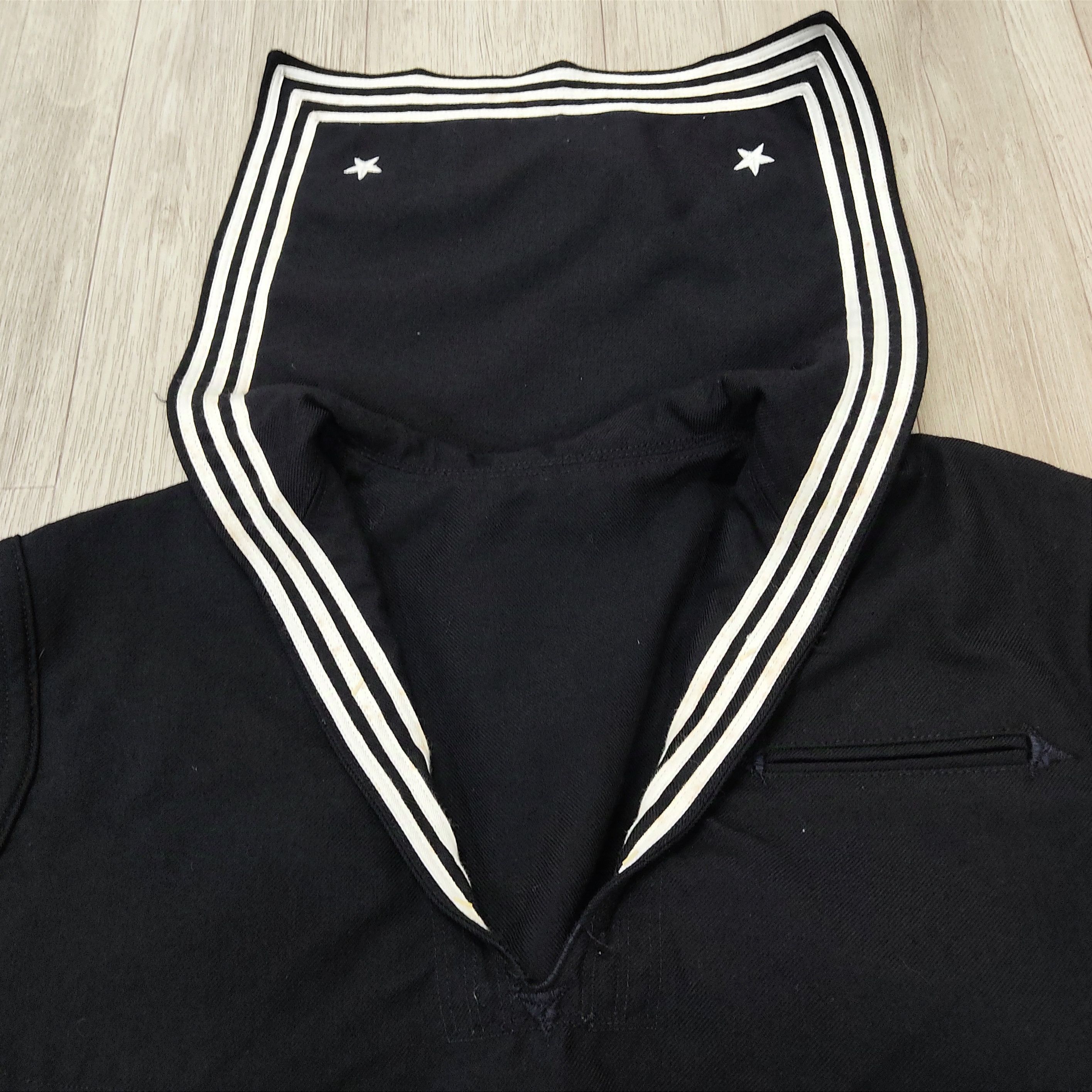 Naval Clothing Factory Vintage Wool Jumper Naval Sailor Jacket Size US S / EU 44-46 / 1 - 4 Thumbnail