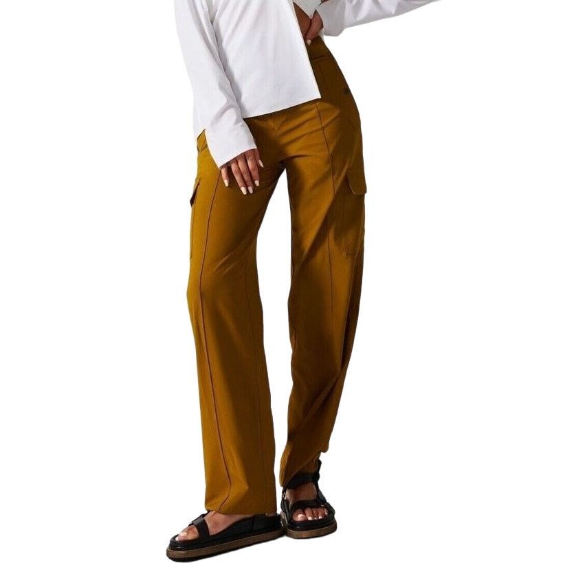 Athleta Athleta Vienna Cargo Pants Wrinkle Resistant Straight Brown Size 36" / US 14 / IT 50 - 1 Thumbnail