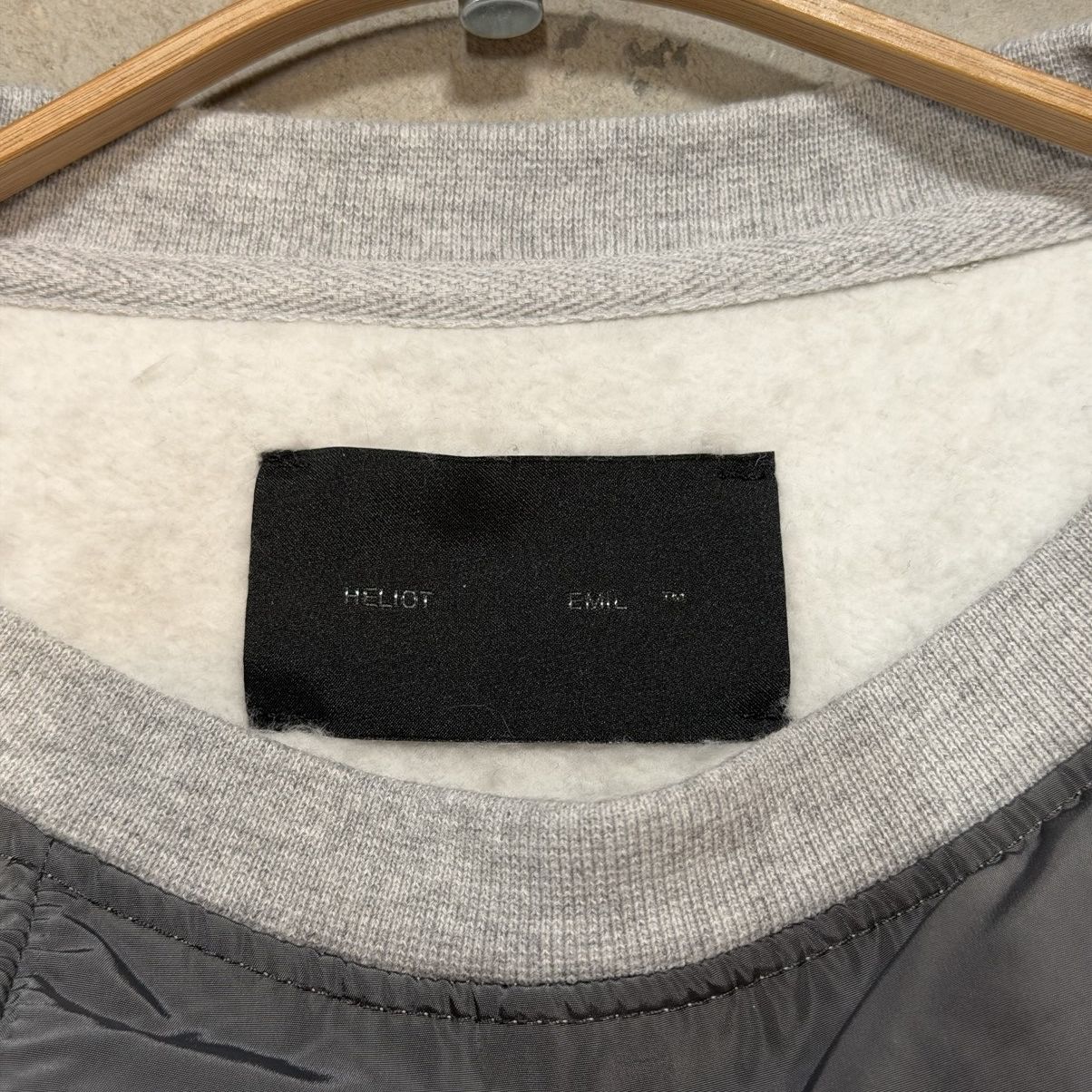 Heliot Emil Nylon paneling crewneck Size US L / EU 52-54 / 3 - 3 Thumbnail