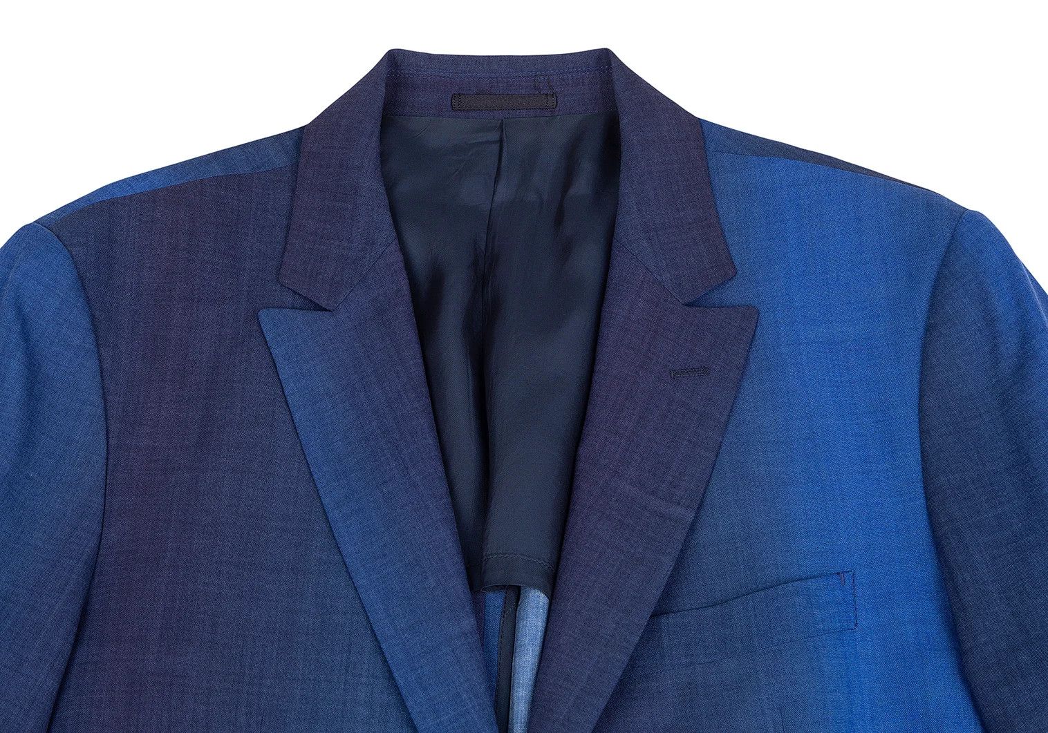 Issey Miyake Wool Gradient 1-Button Jacket in Blue Size 4 Size US XL / EU 56 / 4 - 2 Thumbnail