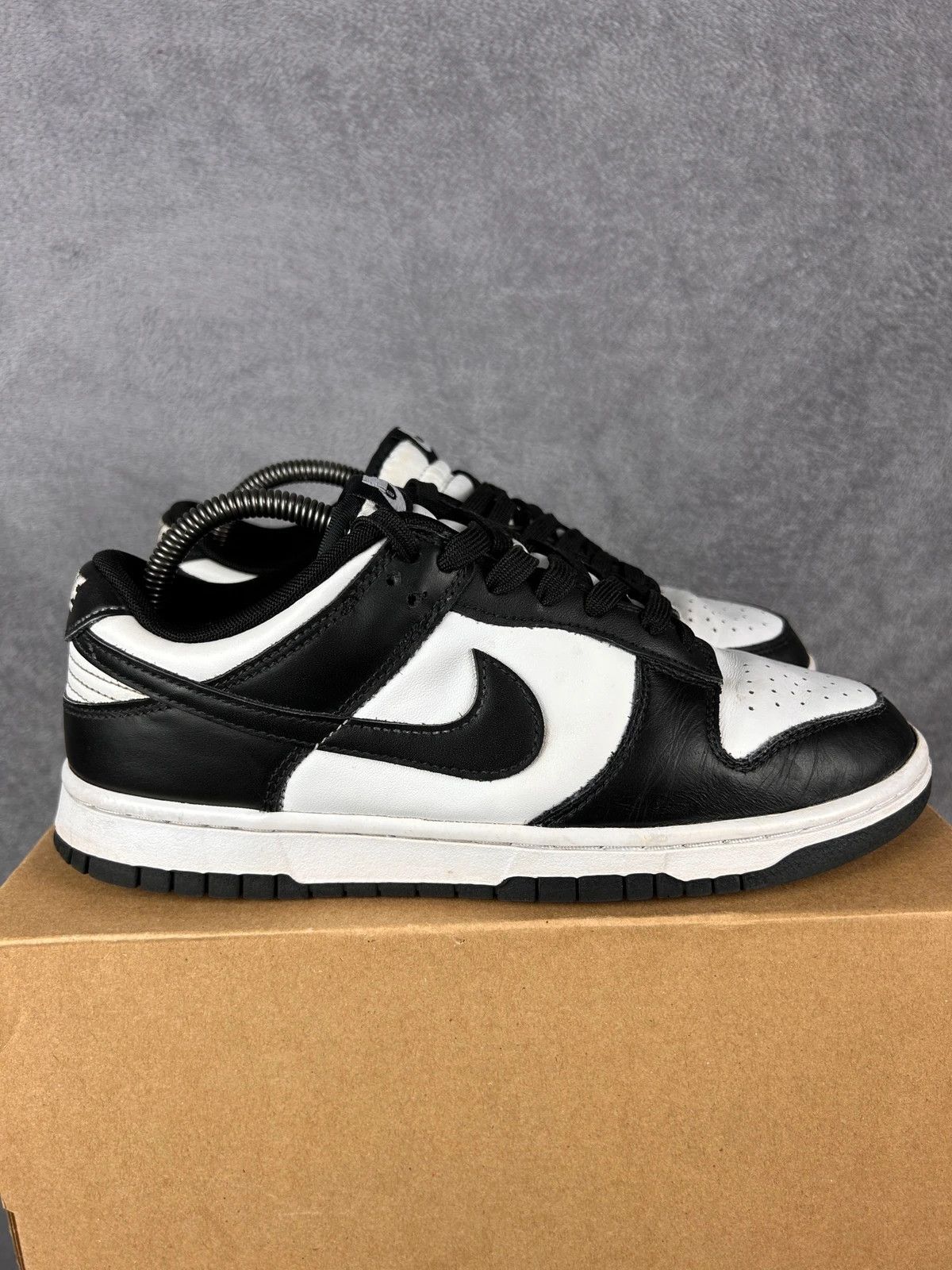 Nike Nike Dunk Low Retro Panda sneakers white black leather Size US 8 / EU 41 - 4 Thumbnail