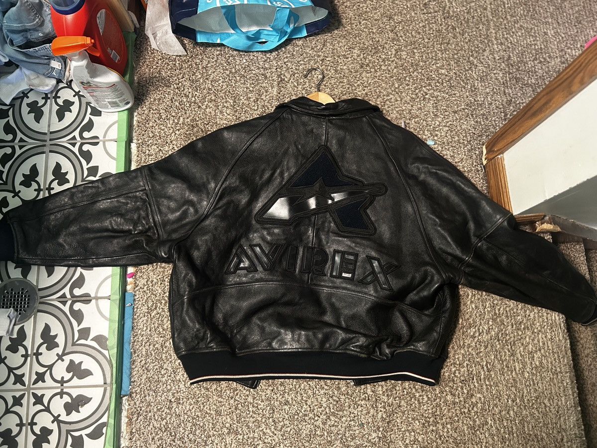 Avirex 80s Avirex Varity Leather Jacket Size US XXL / EU 58 / 5 - 1 Thumbnail
