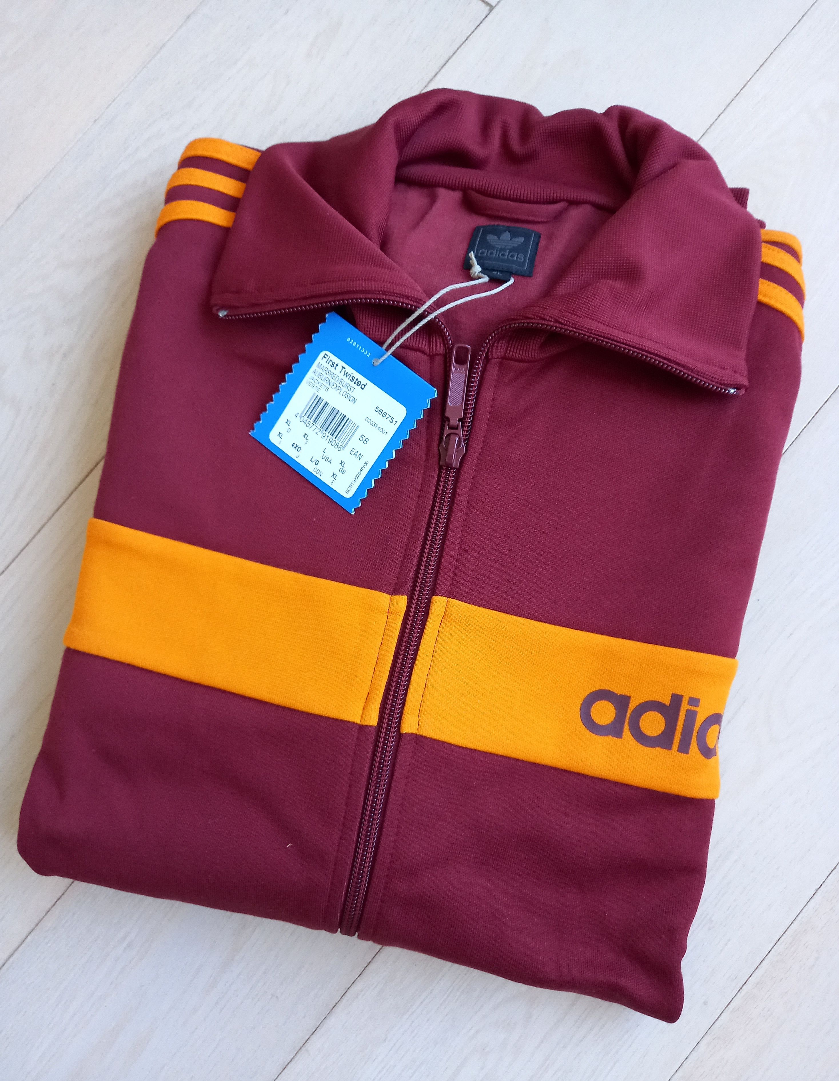 Adidas nwt 2005 Adidas Track Jacket 566751 y2k beckenbauer firebird Size US L / EU 52-54 / 3 - 1 Thumbnail