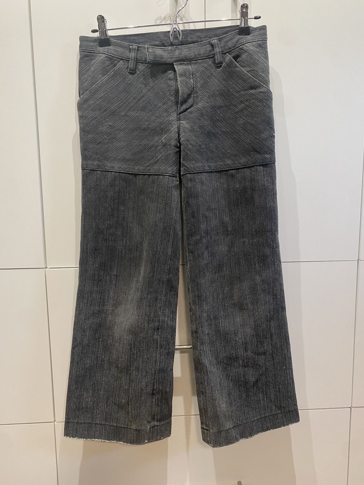 RIPVANWINKLE RIPVANWINKLE SS02 Cropped Corduroy Denim Size 27" / US 4 / IT 40 - 2 Thumbnail