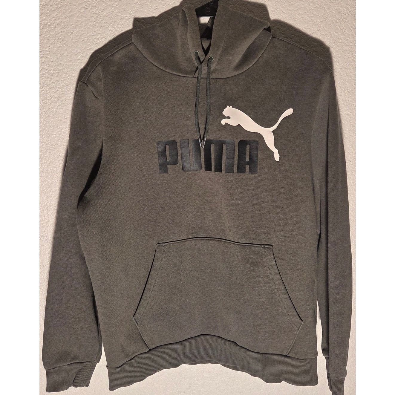 Puma Puma Pullover Hoodie - Men's Medium - Army Green Size US M / EU 48-50 / 2 - 2 Thumbnail