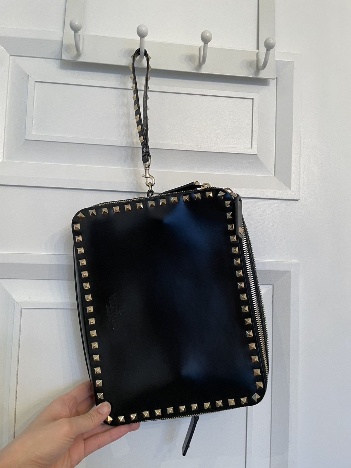Valentino Valentino Garavani men’s RockStudded pouch Size ONE SIZE - 2 Thumbnail