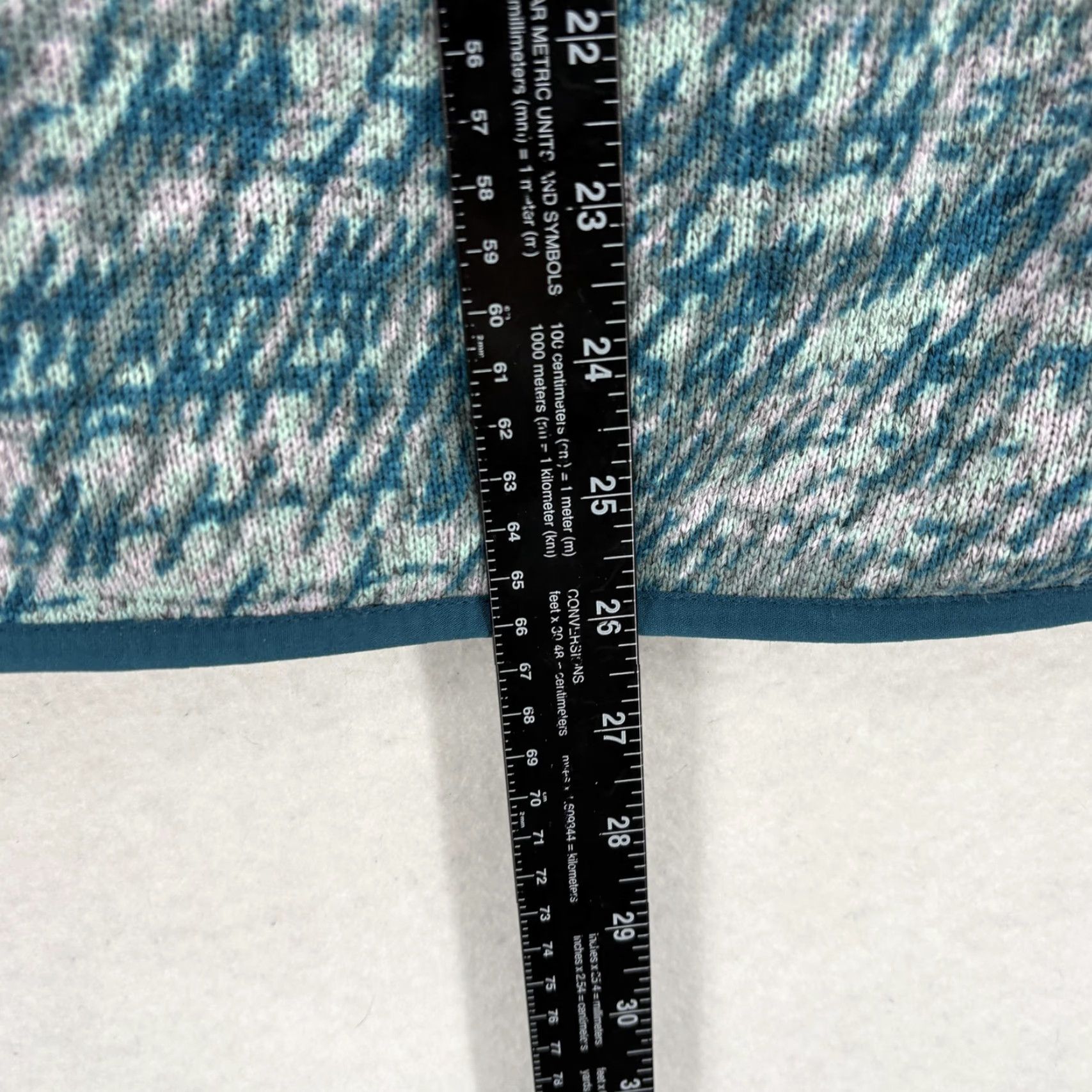 Vintage L.L.Bean Sweater Fleece Pullover Womens Medium Blue Print Snap Up Outdoors Trail Size M / US 6-8 / IT 42-44 - 7 Thumbnail