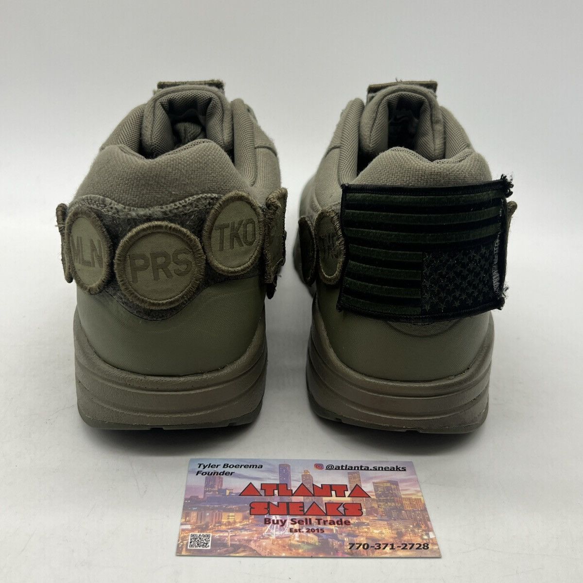 Nike Air max 1 patch steel green Size US 11 / EU 44 - 3 Thumbnail