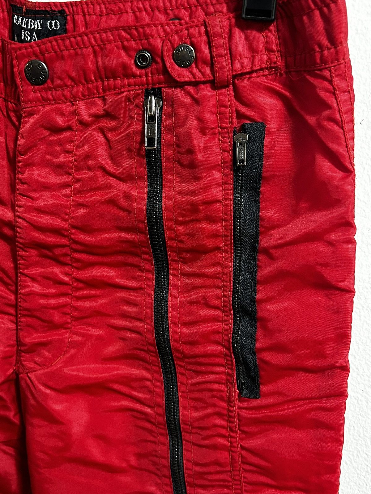 Bugle Boy × Vintage Bugle boys USA zipper front nylon pants Size US 32 / EU 48 - 3 Thumbnail