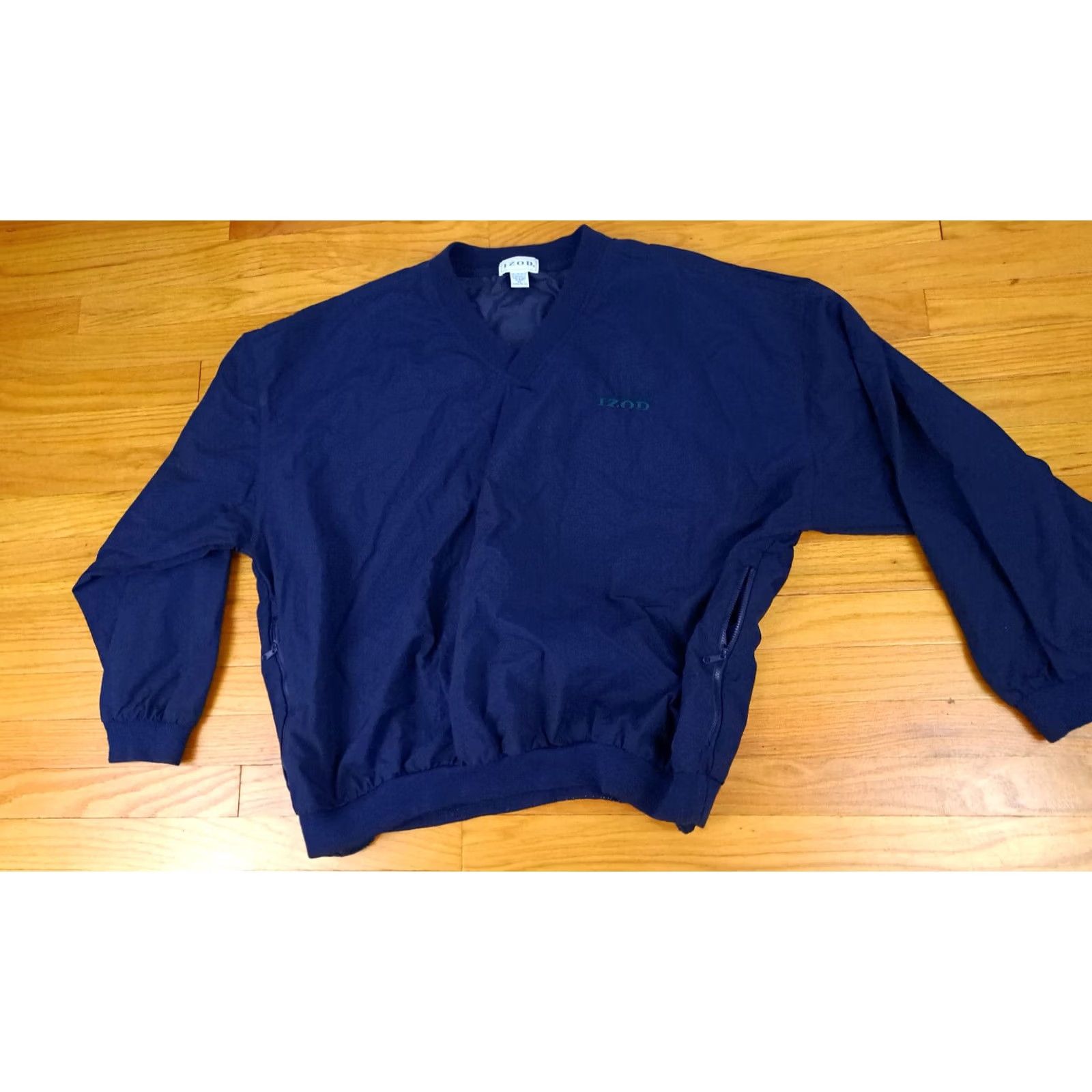 Izod Izod Golf Windbreaker Jacket Nylon Blue XL Adult Size US XL / EU 56 / 4 - 2 Thumbnail