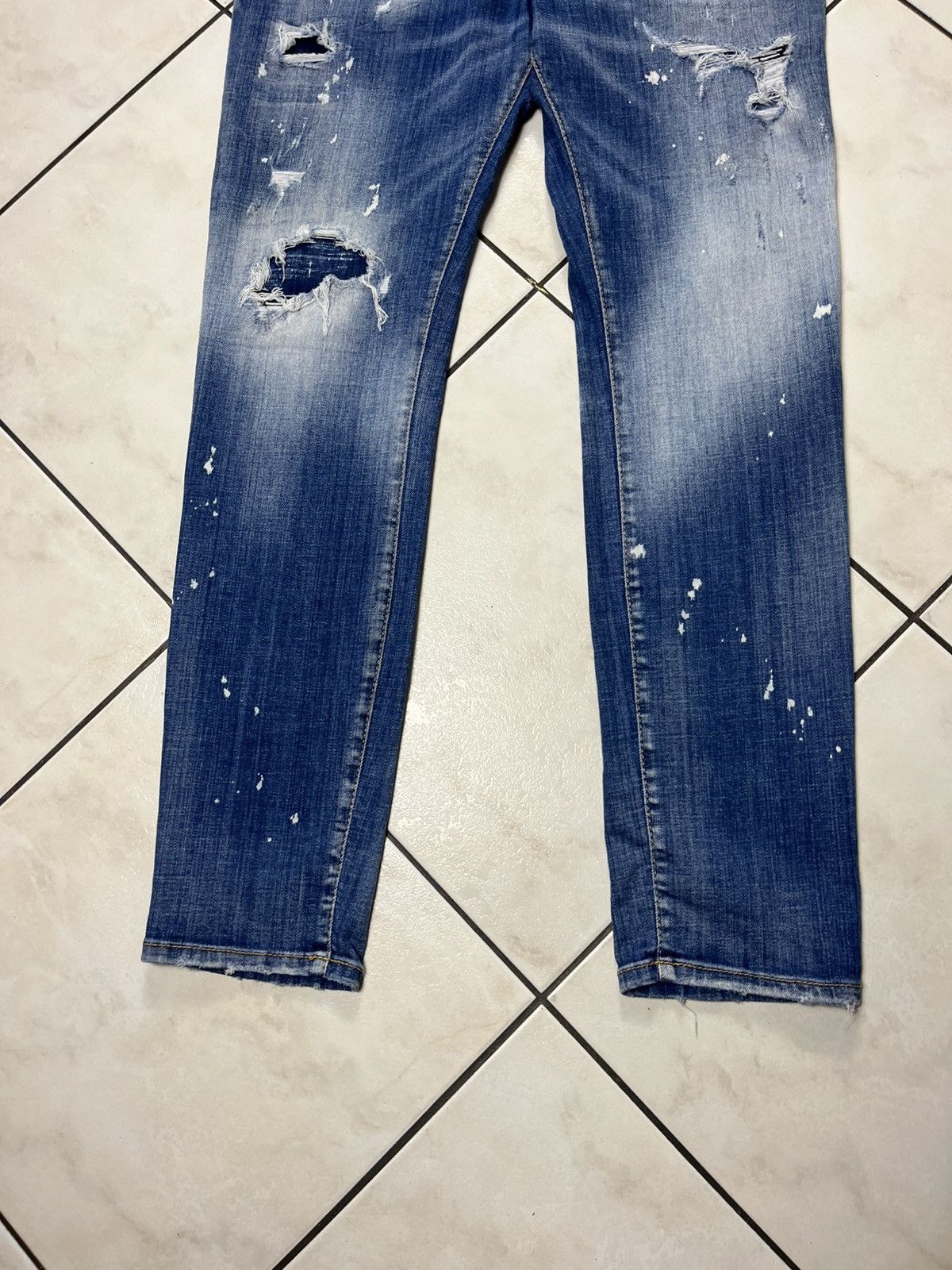 Designer × Dsquared2 Dsquared2 distressed denim skater jeans pants washed ripped Size US 34 / EU 50 - 5 Thumbnail