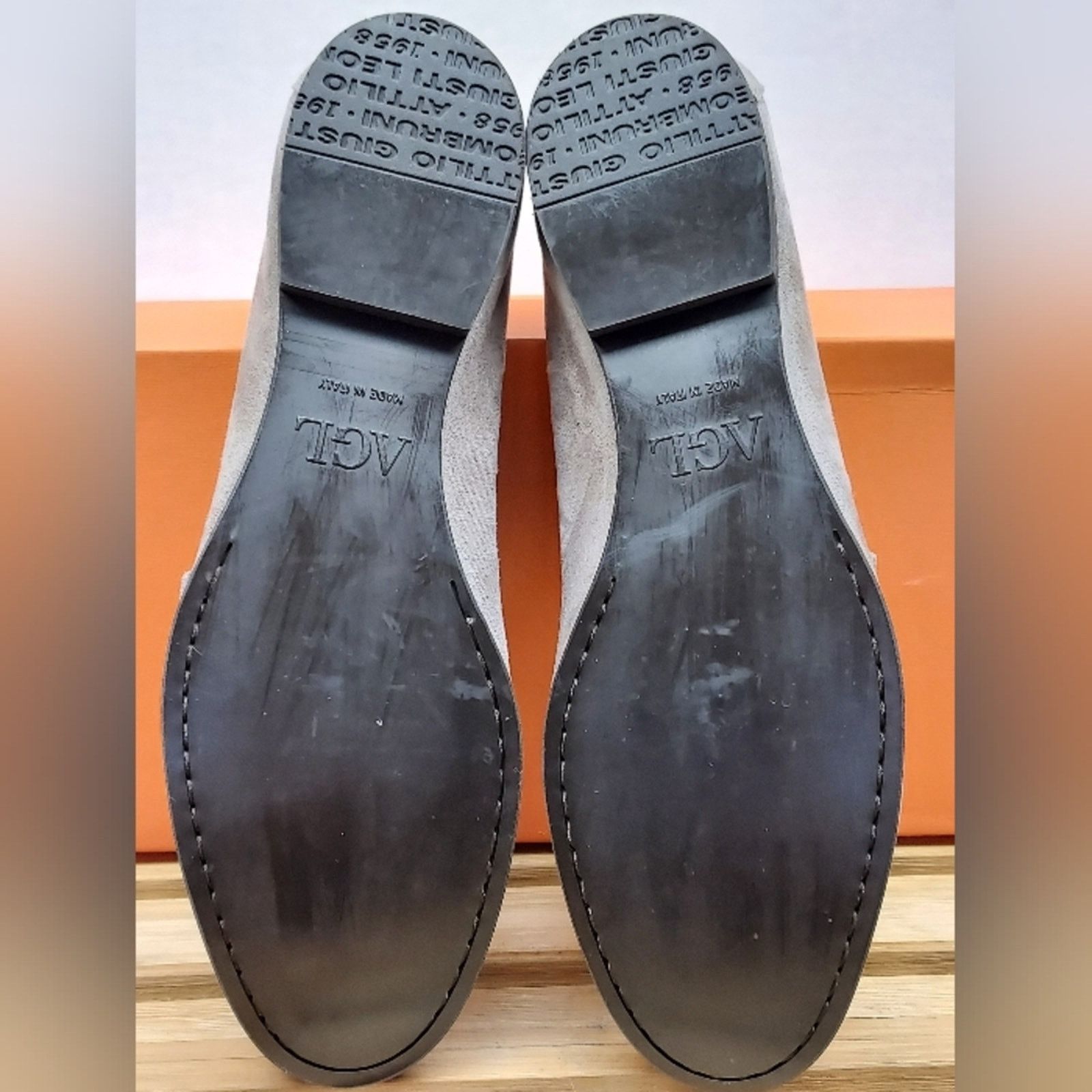 AGL AGL Womens Ginger Suede Buckle Flat Shoes Size 36.5 (6.5) Size US 6.5 / IT 36.5 - 4 Thumbnail