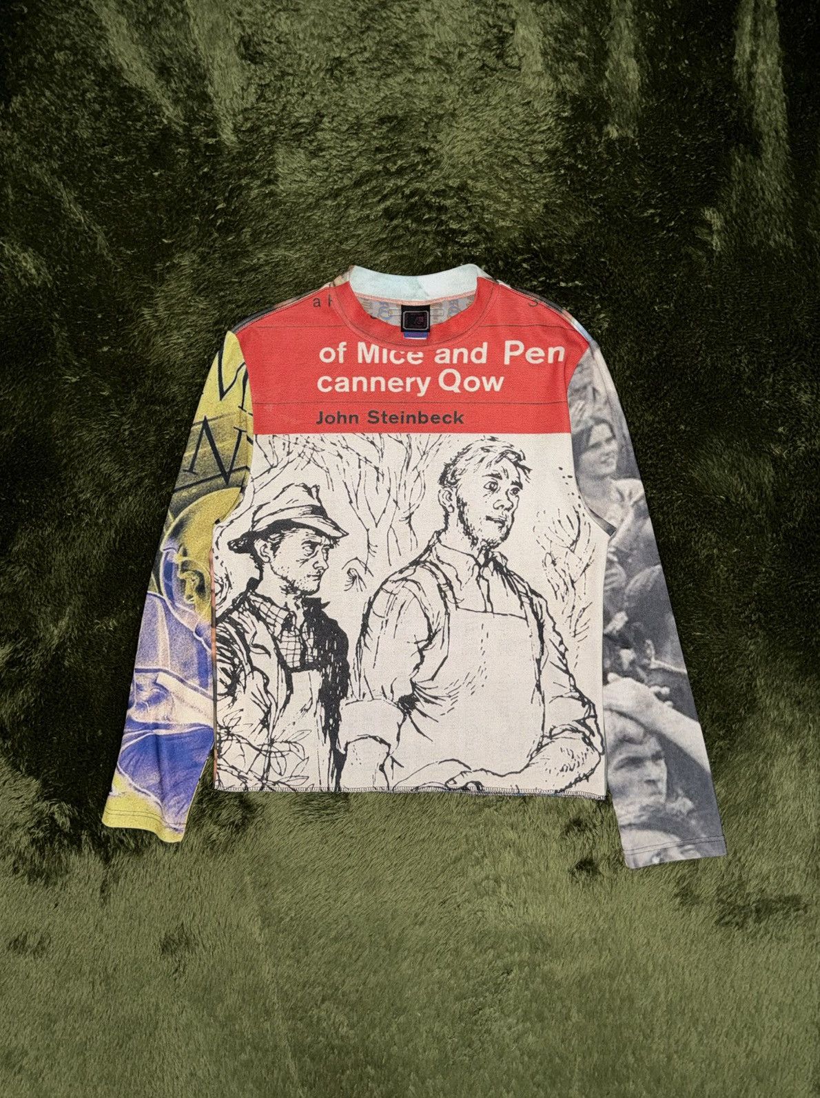 Japanese Brand MPQ Penguin Books Reversible All-Over Print Long Sleeve Size US XL / EU 56 / 4 - 1 Thumbnail