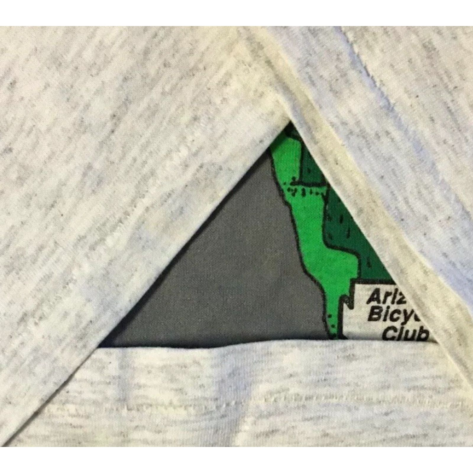 Vintage VINTAGE Arizona Bicycle Club Race T-Shirt M Gray 90s Grunge Bike Cycling Single Stitch Mens Size US M / EU 48-50 / 2 - 5 Thumbnail