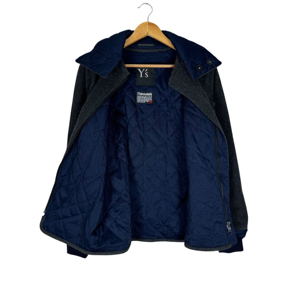 Yohji Yamamoto 🌟Y’S YOHJI YAMAMOTO SAMPLE THINSULATE BOMBER JACKET Size US M / EU 48-50 / 2 - 6 Thumbnail