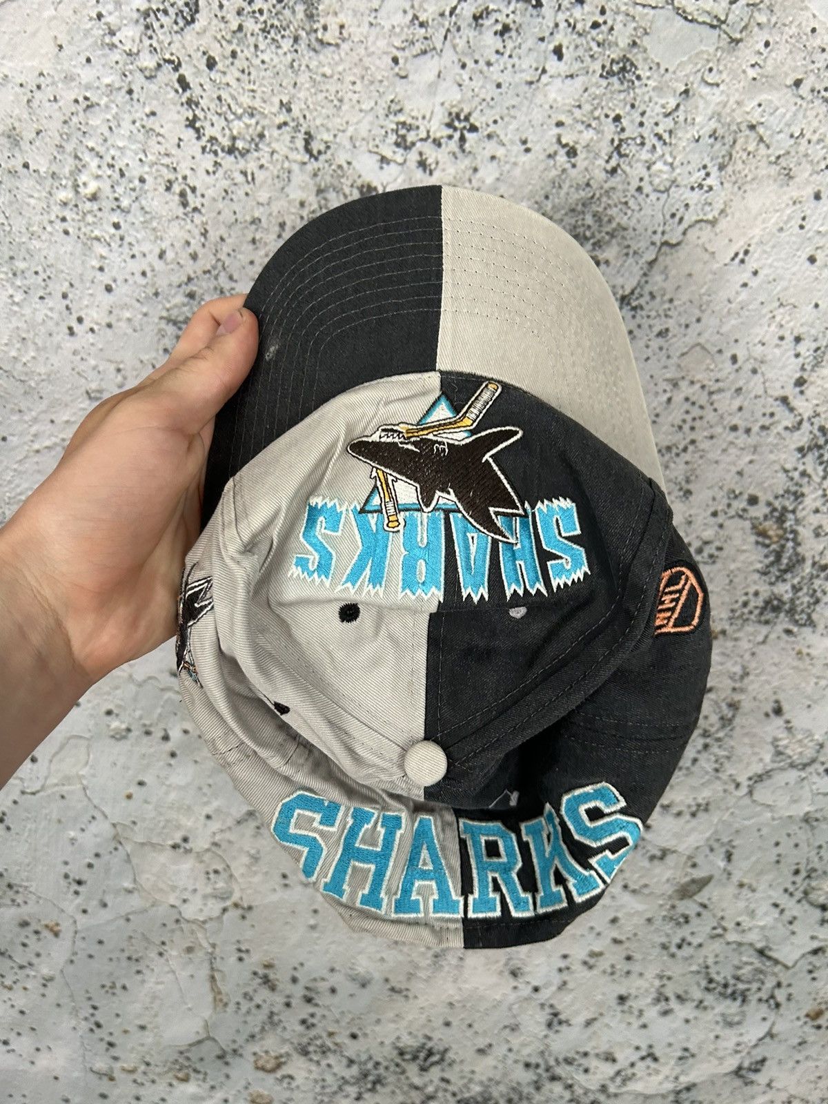 NHL Vintage NHL San Jose Sharks Snapback 90s Hockey Rare Size ONE SIZE - 4 Thumbnail