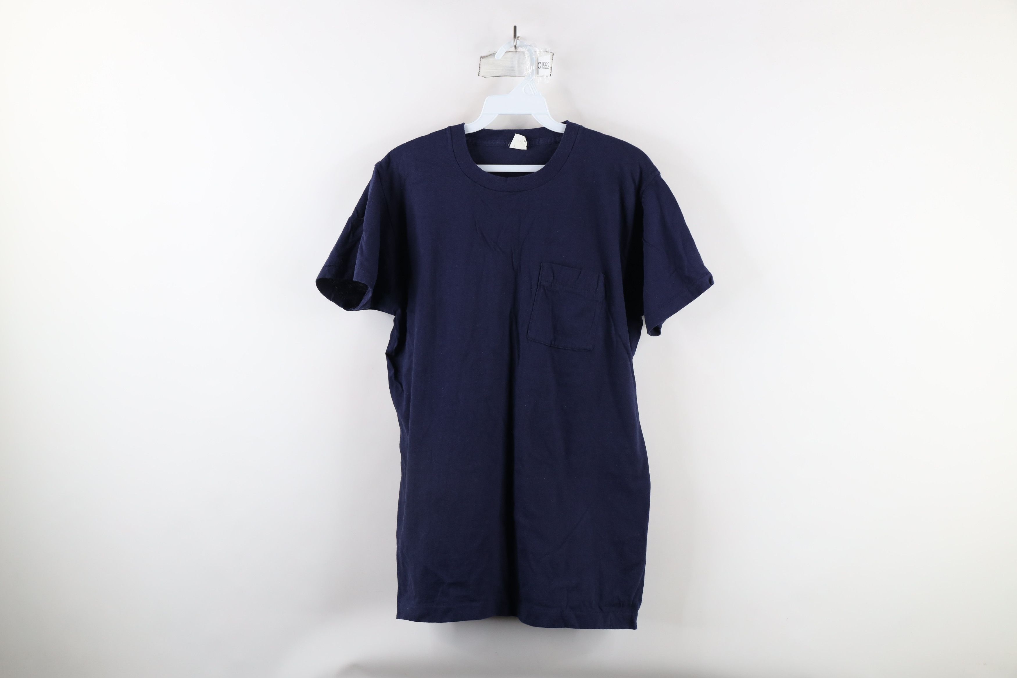 Vintage Vintage 90s Streetwear Short Sleeve Pocket T-Shirt Cotton Size US XL / EU 56 / 4 - 1 Thumbnail