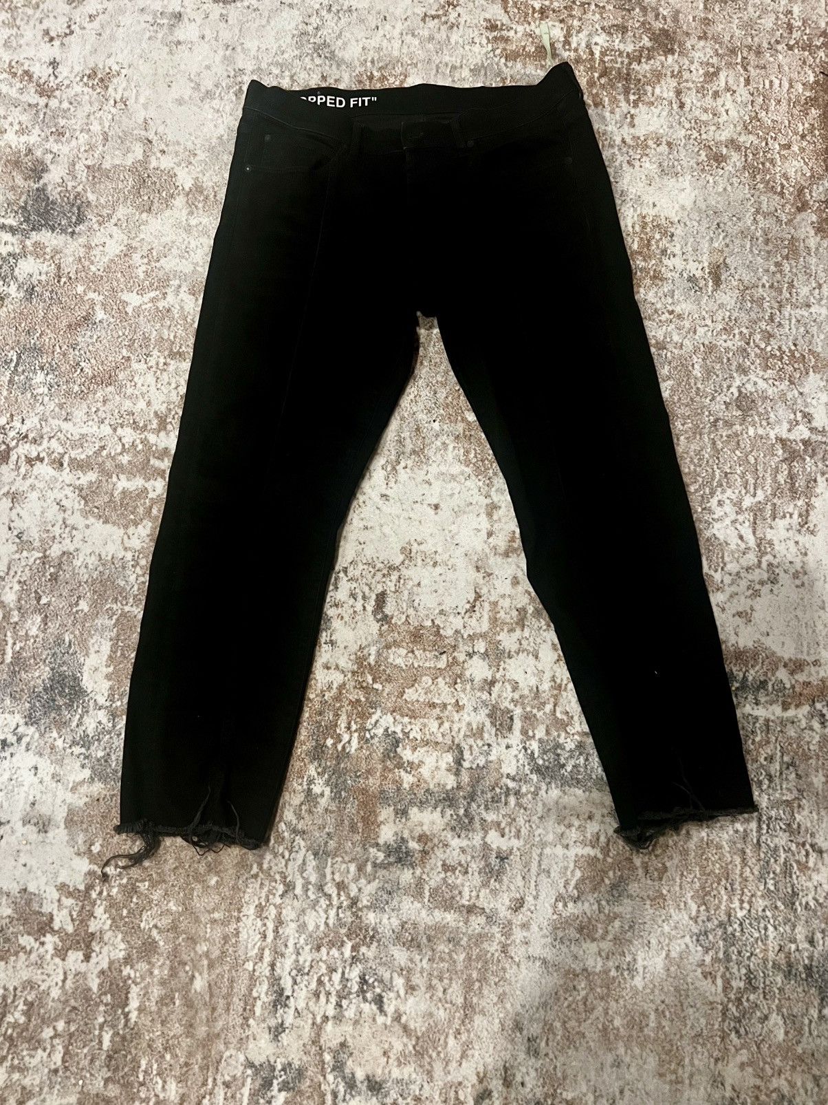 Off-White Off White Cropped Denim Size US 36 / EU 52 - 1 Thumbnail