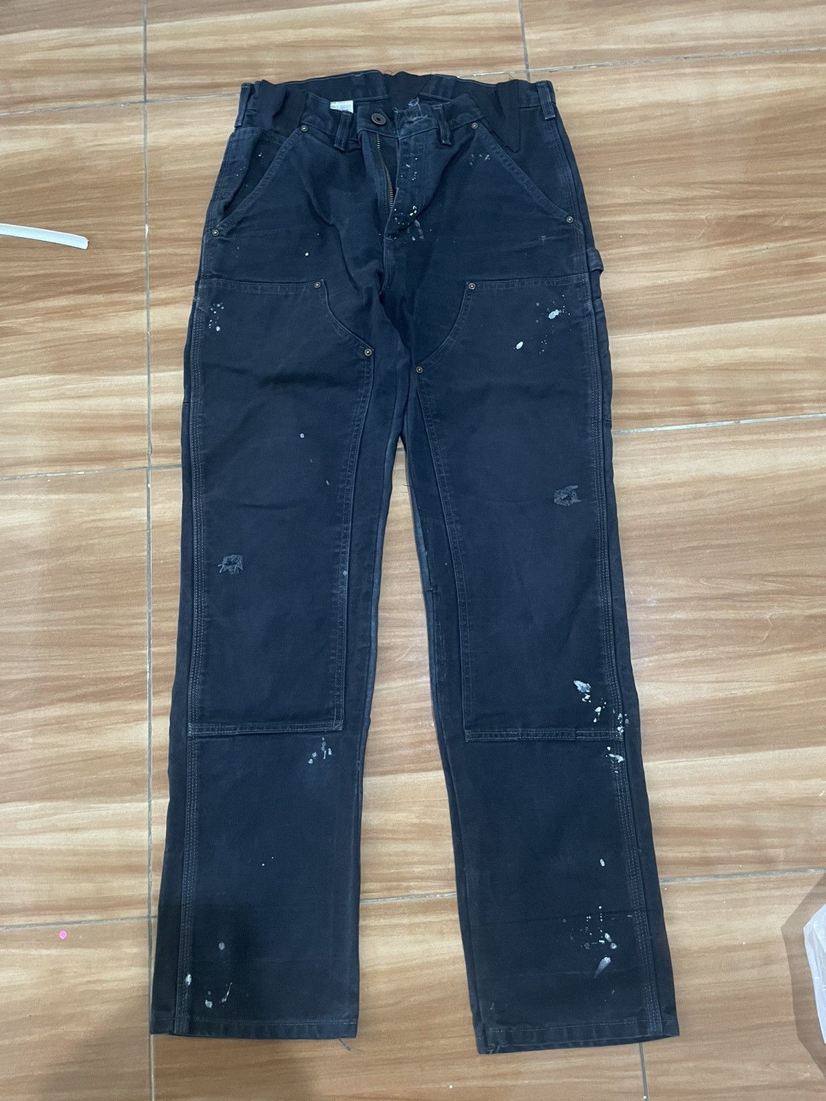 Carhartt Double Knee Black | Grailed