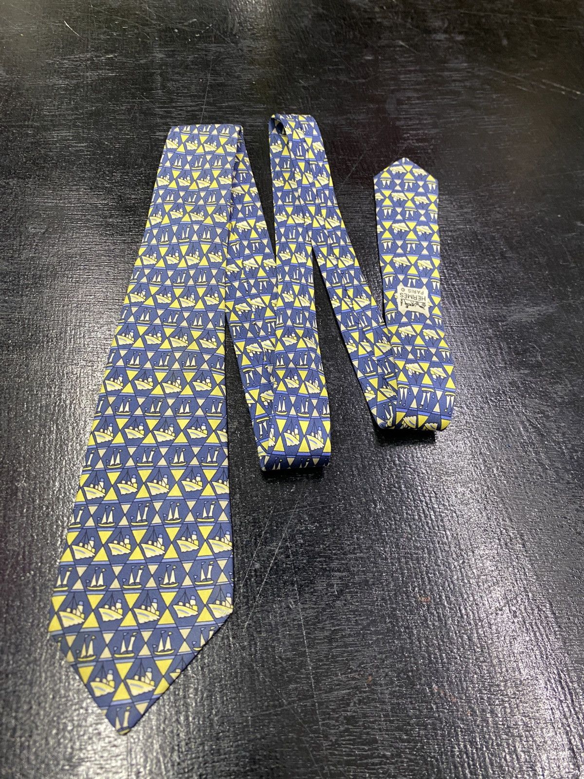Hermes Vintage hermes tie Size ONE SIZE - 7 Thumbnail