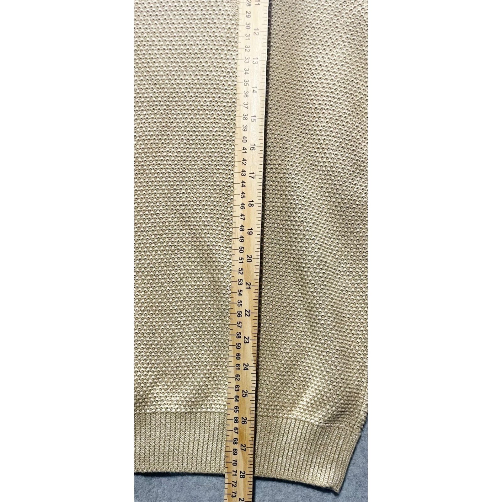 Vintage VINTAGE Cypress Links Men’s Knitted Golf Pullover Sweater LG Large Light Brown Beige Cotton Knit Pullover 90s Golf Mens Size US L / EU 52-54 / 3 - 6 Thumbnail