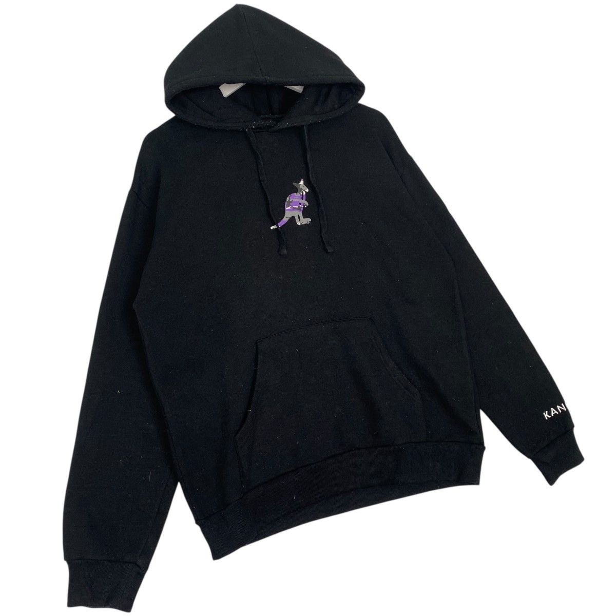Other Vintage Kangol Sport Small Printed Logo Hoodie Black Size L Size US L / EU 52-54 / 3 - 3 Thumbnail