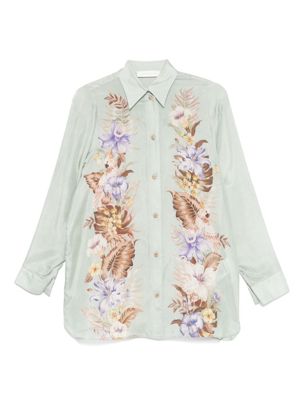 Zimmermann COCO PRINTED SILK SHIRT Size L / US 10 / IT 46 - 1 Thumbnail