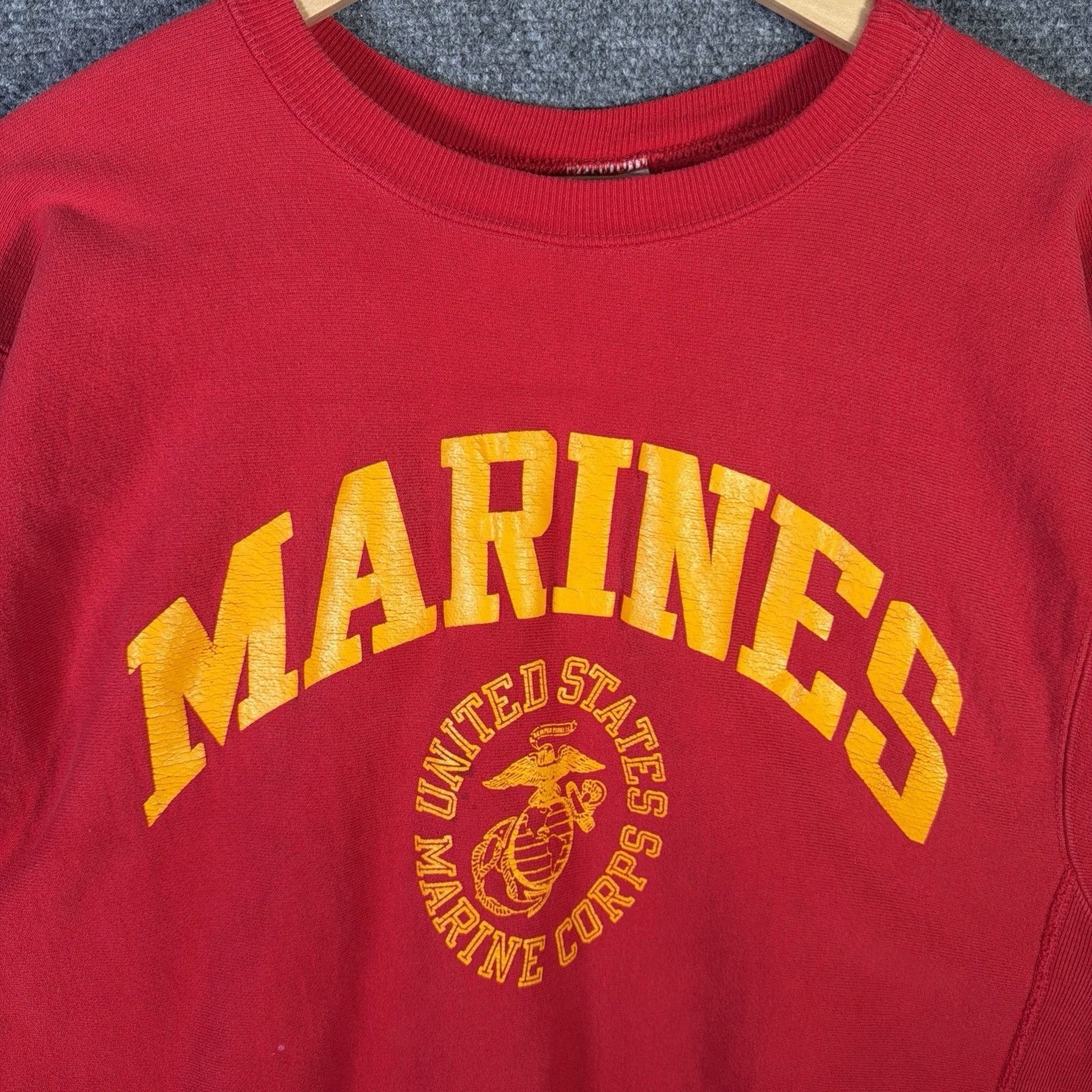 Champion Vintage USMC Sweatshirt XL 90s Champion Reverse Weave Marine Size US XL / EU 56 / 4 - 5 Thumbnail