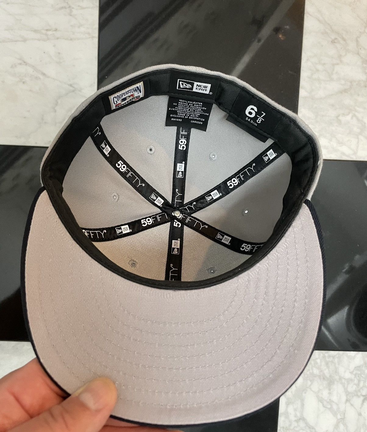 New Era 🔥 Exclusive Indians customized hat 6 7/8 Size ONE SIZE - 3 Thumbnail