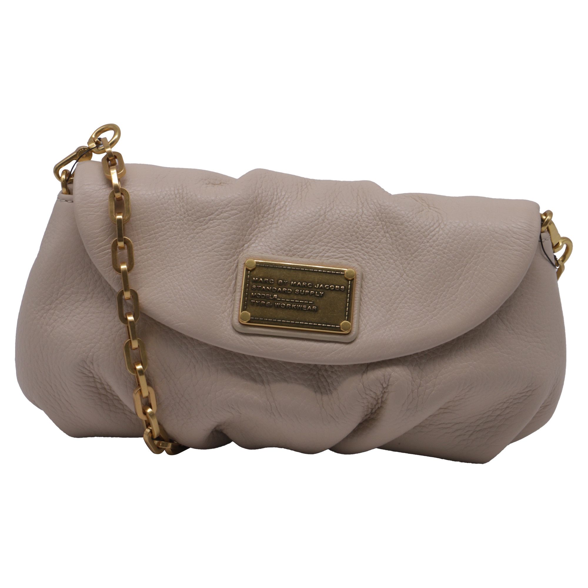 Marc Jacobs Marc by Marc Jacobs Classic Q Karlie Crossbody Bag in Beige Size ONE SIZE - 1 Thumbnail
