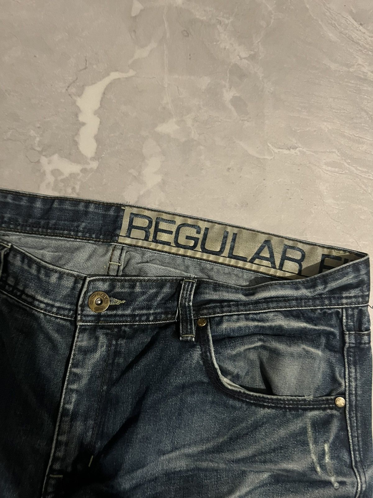 Vintage Vintage Baggy Damage Swag Jean — Streetwear Grunge Y2K 90 Size US 39 - 6 Thumbnail