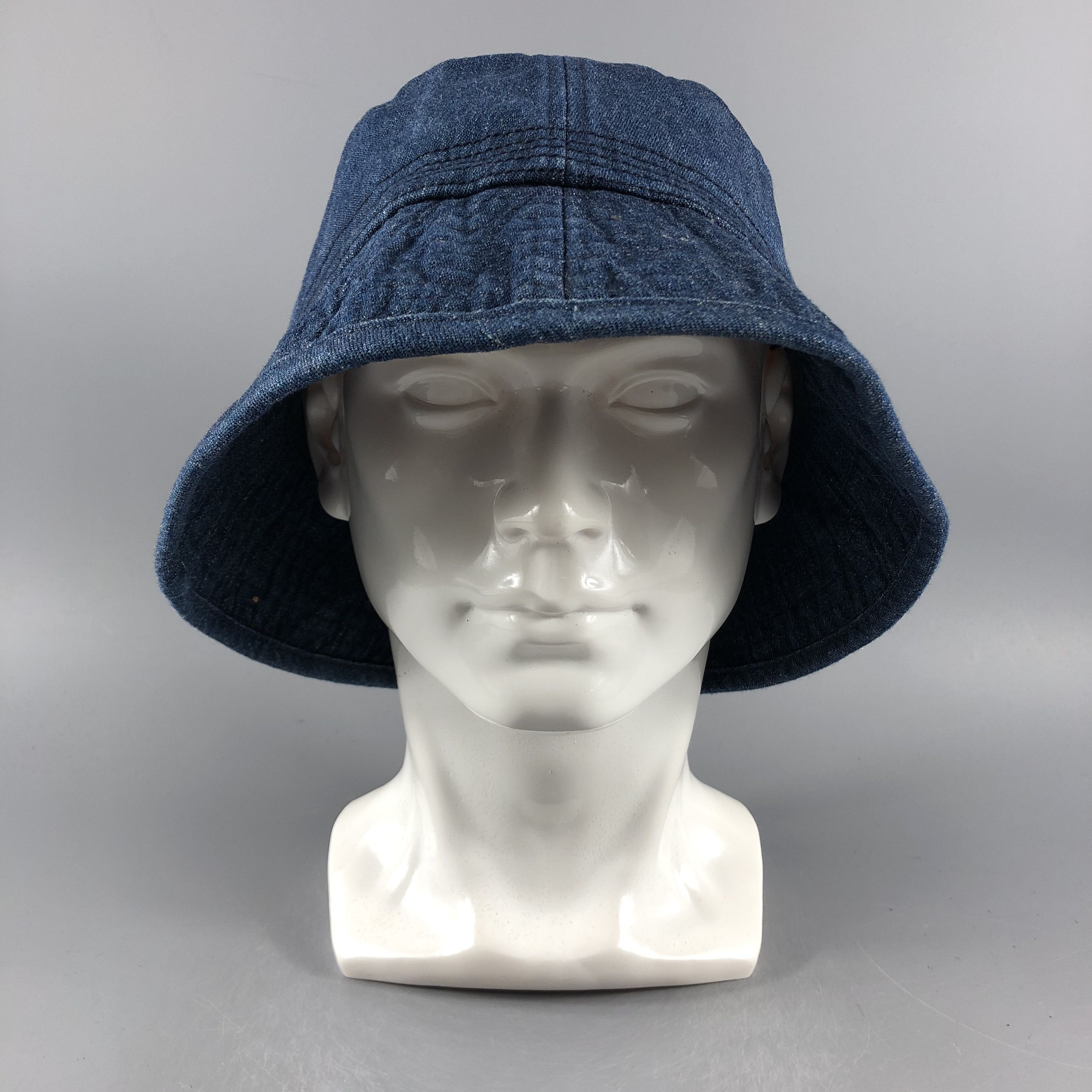 image of Vintage Peticool Hard Denim Bucket Hats -D661, Men's