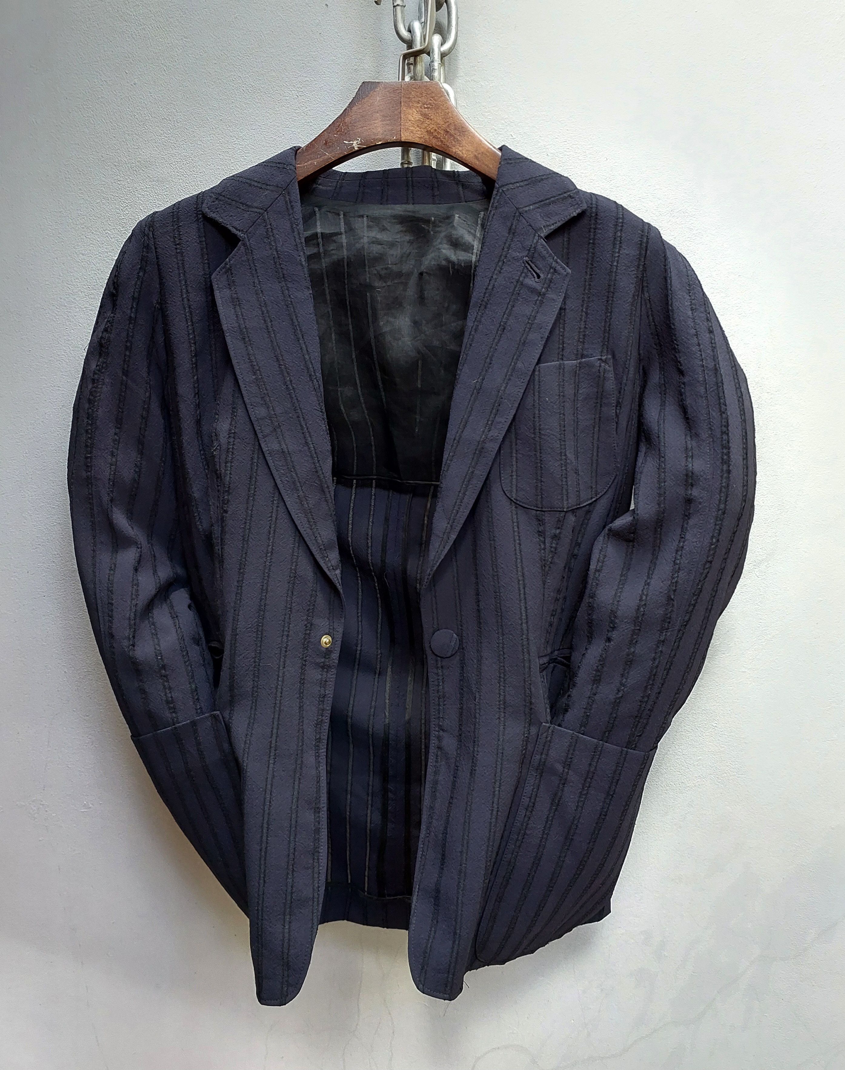 Jean Paul Gaultier Jean Paul Gaultier Blue Stripes Blazer Size M / US 6-8 / IT 42-44 - 1 Thumbnail