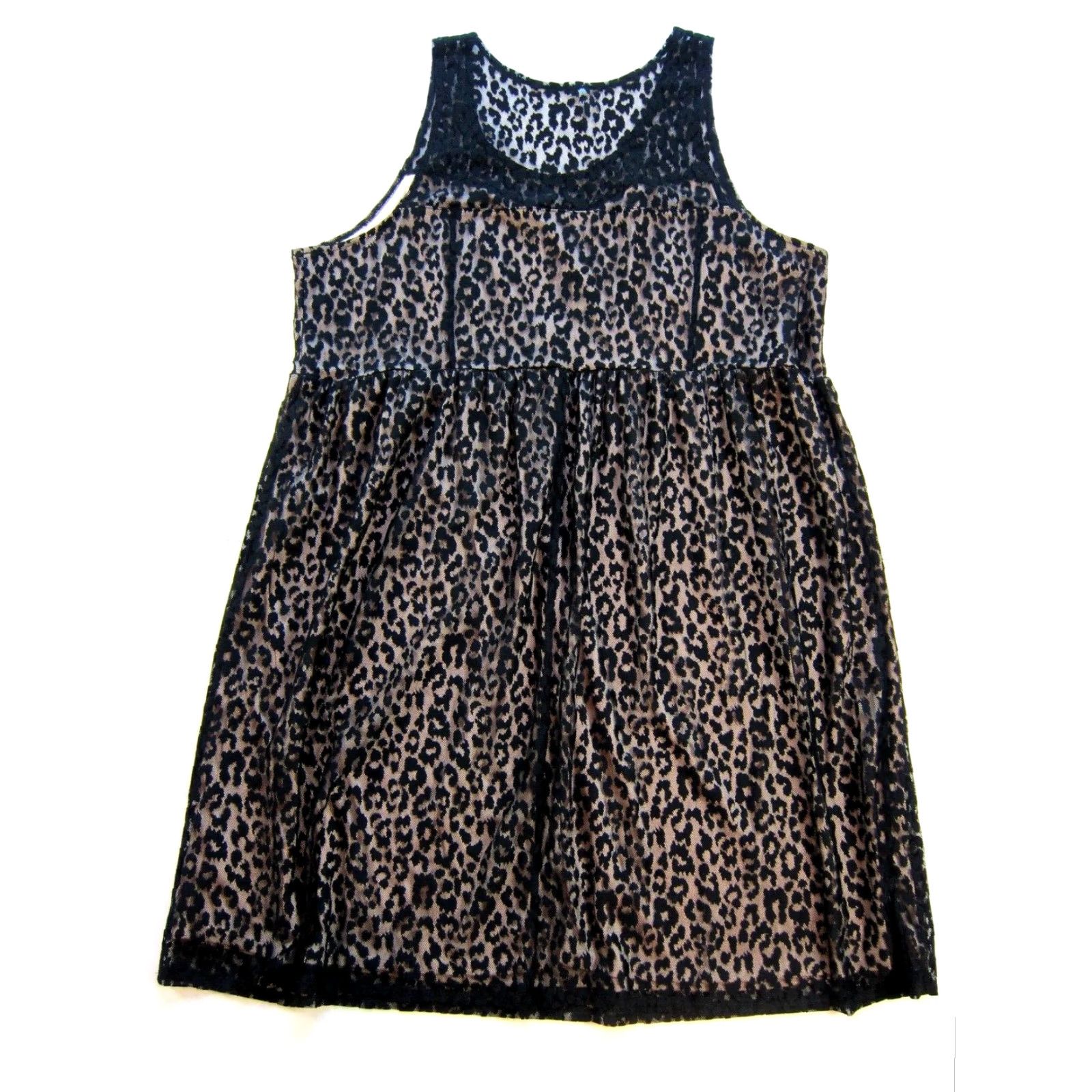 Vintage NWT Lane Bryant Black Lace Sleeveless Fit & Flare Tank Dress Woman Plus 26 Size 4XL / US 24-26 - 2 Thumbnail