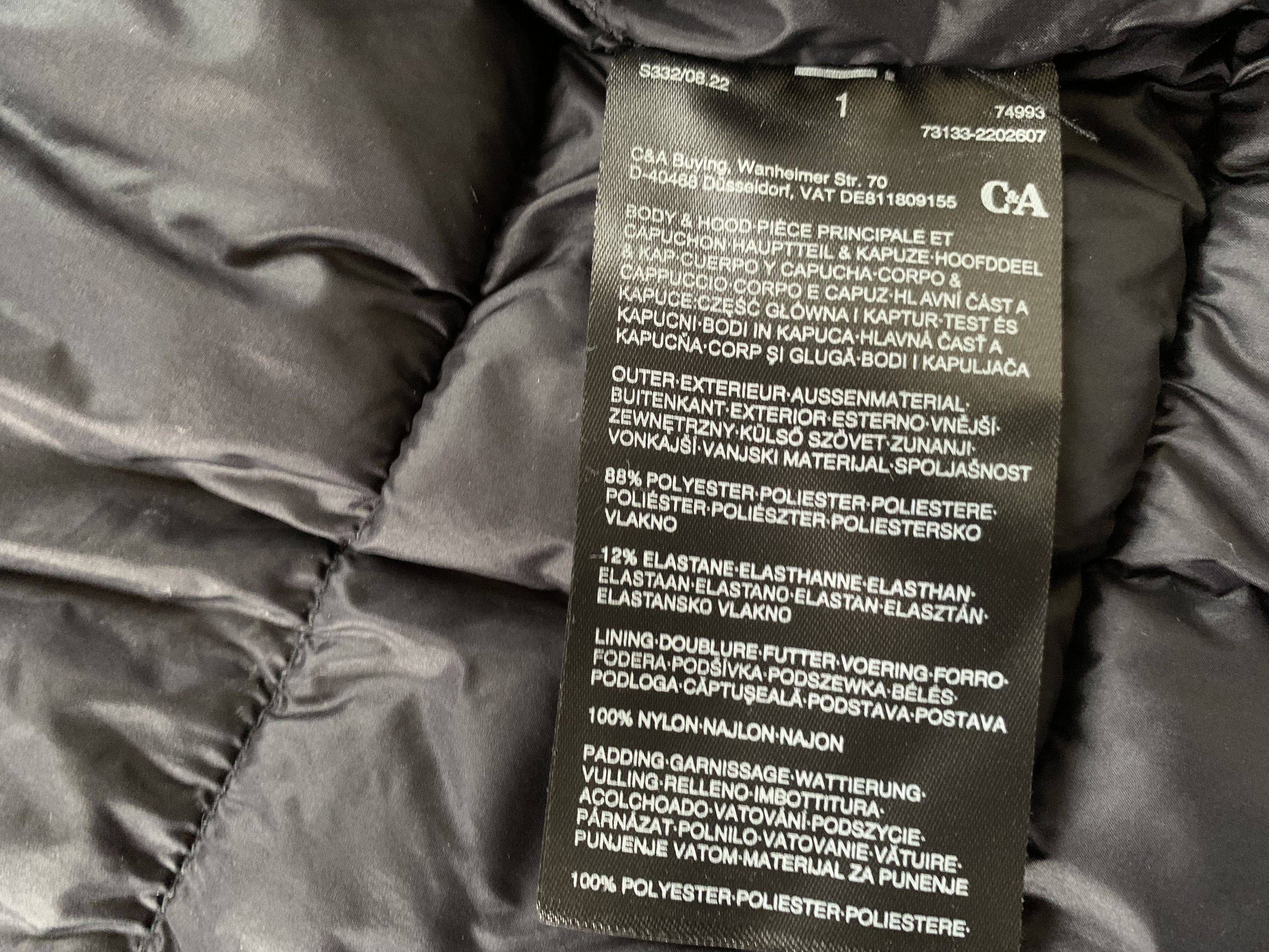 C&A C&A New Khaki Quilted Jacket Size US M / EU 48-50 / 2 - 8 Thumbnail